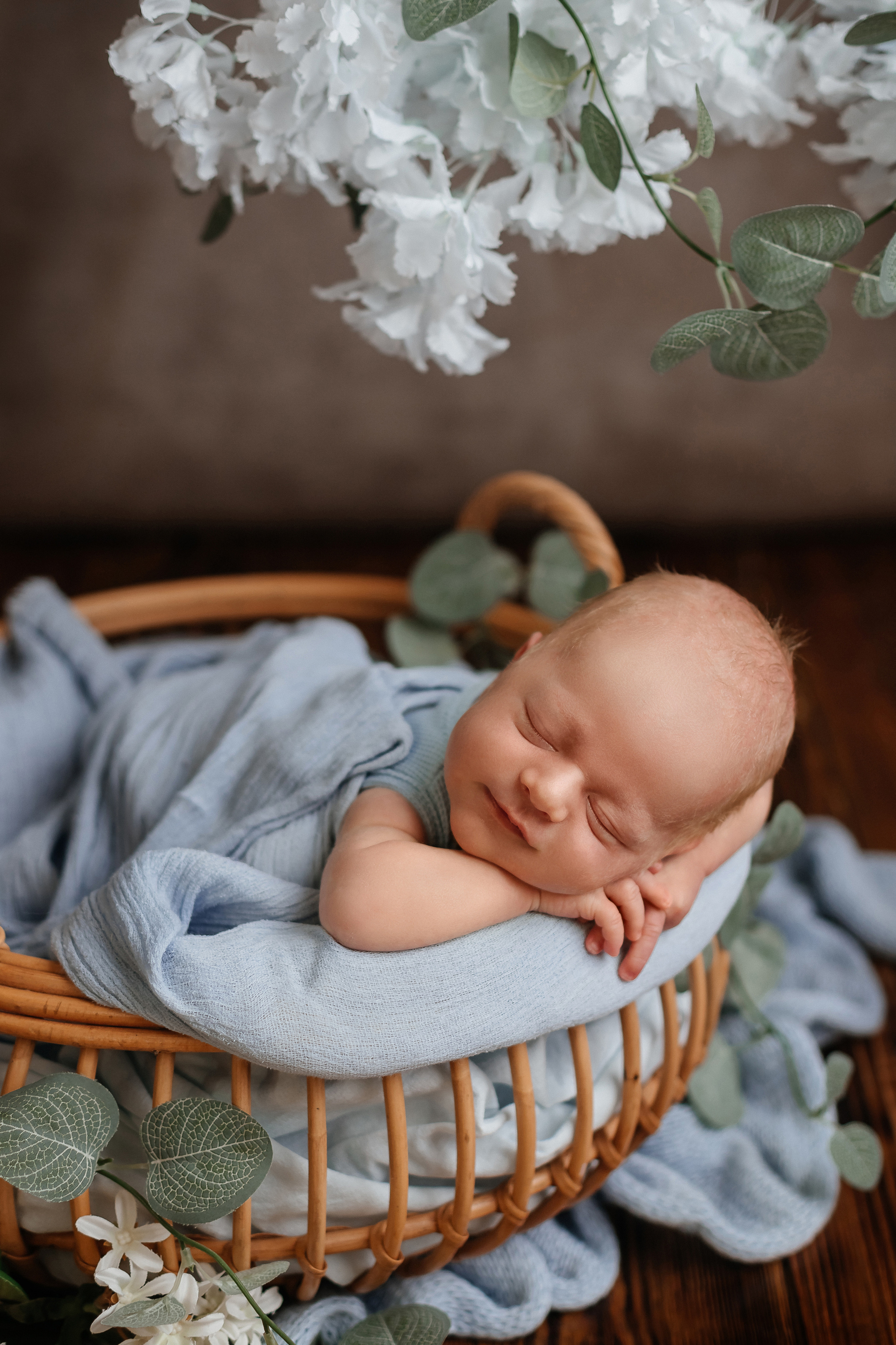 Костя 18 дней (съемка в студии). Детский, семейный и фотограф новорождённых в Ярославле Анна Салова