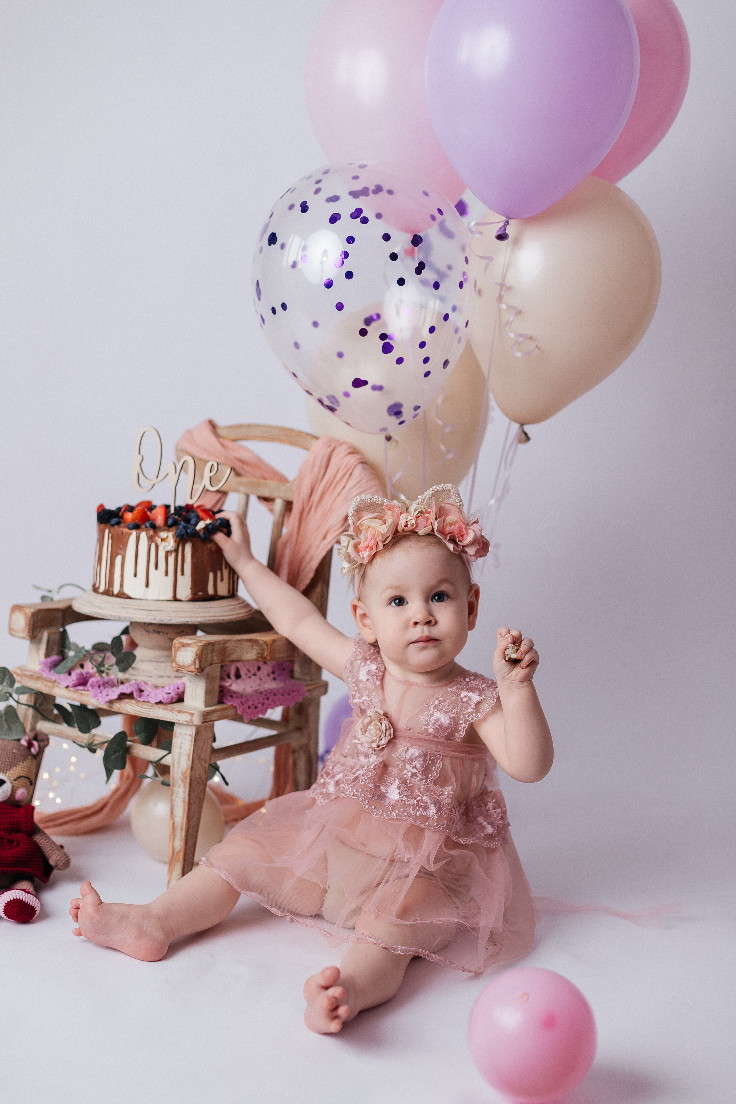 Полина 1 год. Детский, семейный и фотограф новорождённых в Ярославле Анна Салова
