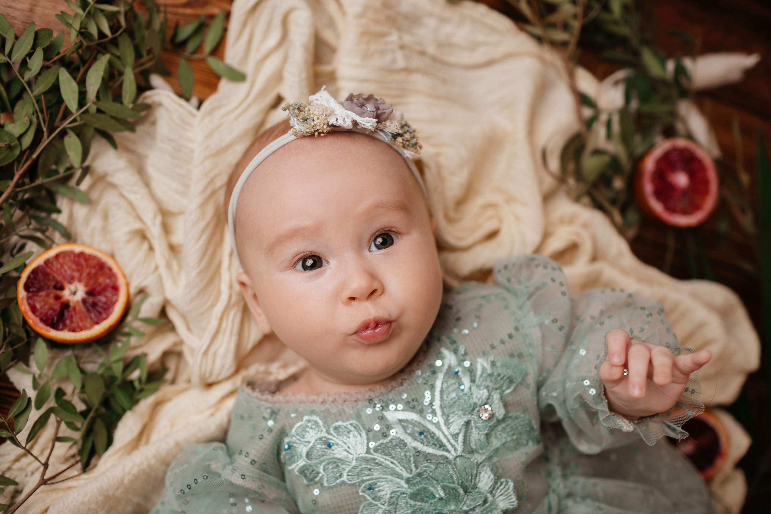 Карина 3 месяца 3 недели. Детский, семейный и фотограф новорождённых в Ярославле Анна Салова