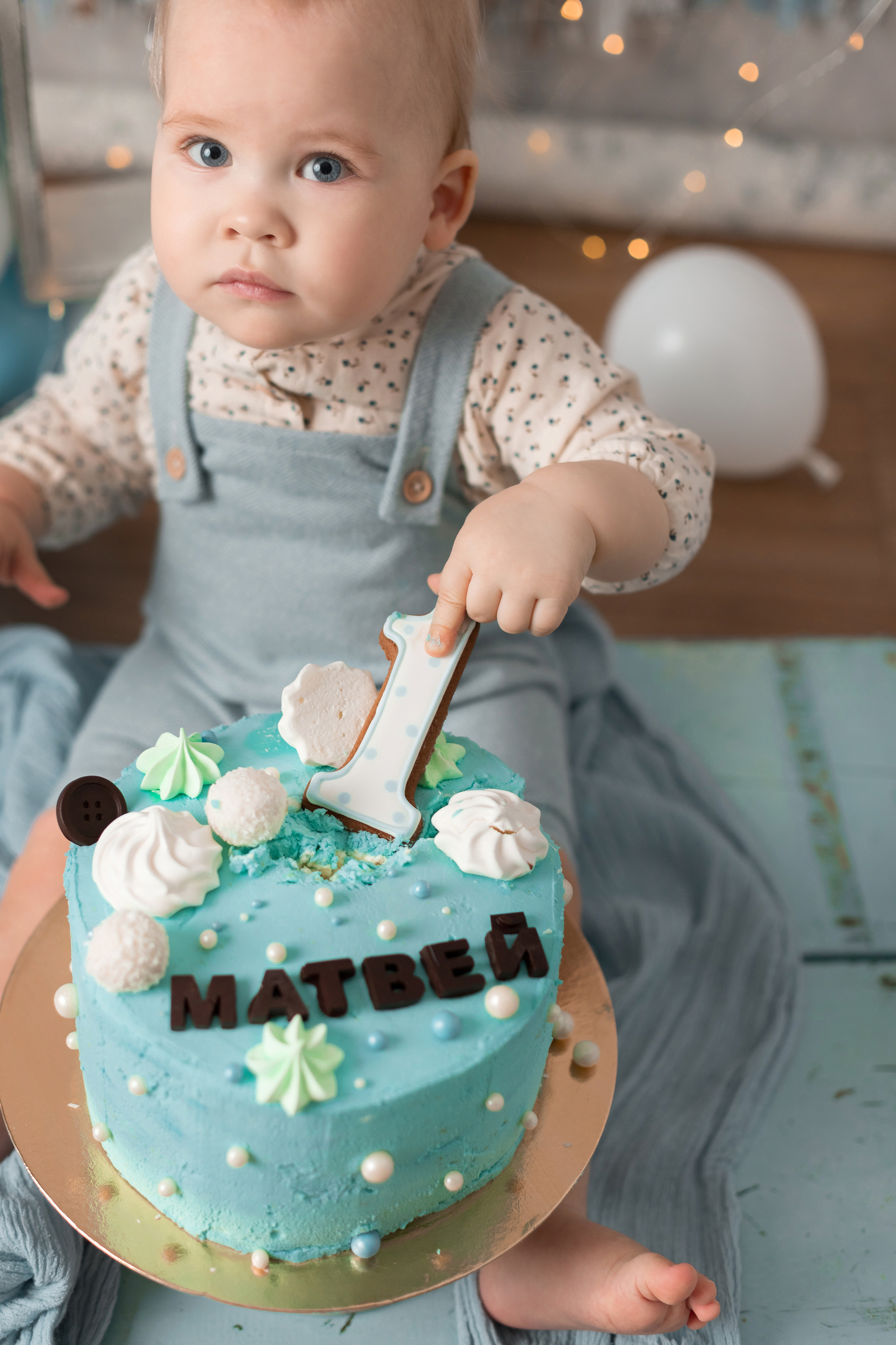 Даня 1 год. Детский, семейный и фотограф новорождённых в Ярославле Анна Салова
