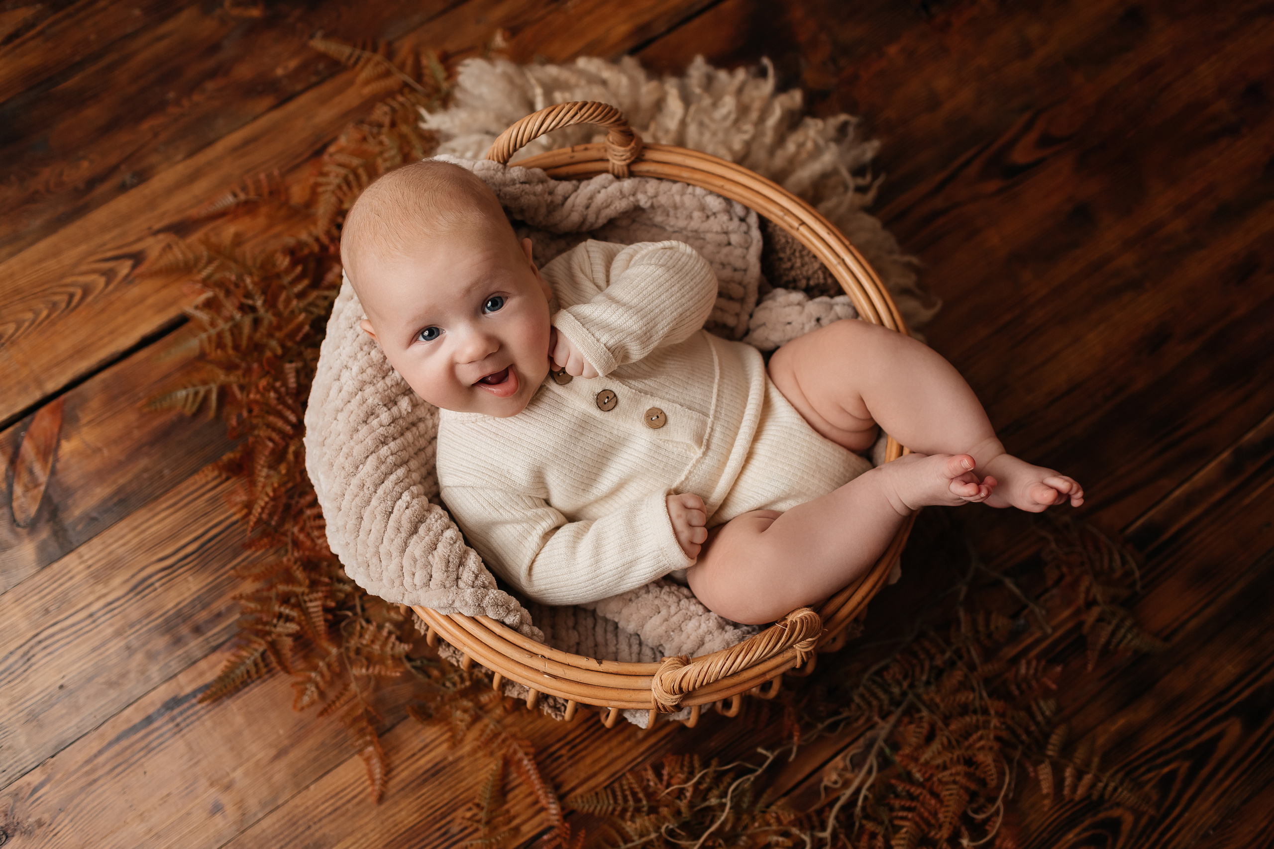 Максим 3,5 месяцев. Детский, семейный и фотограф новорождённых в Ярославле Анна Салова
