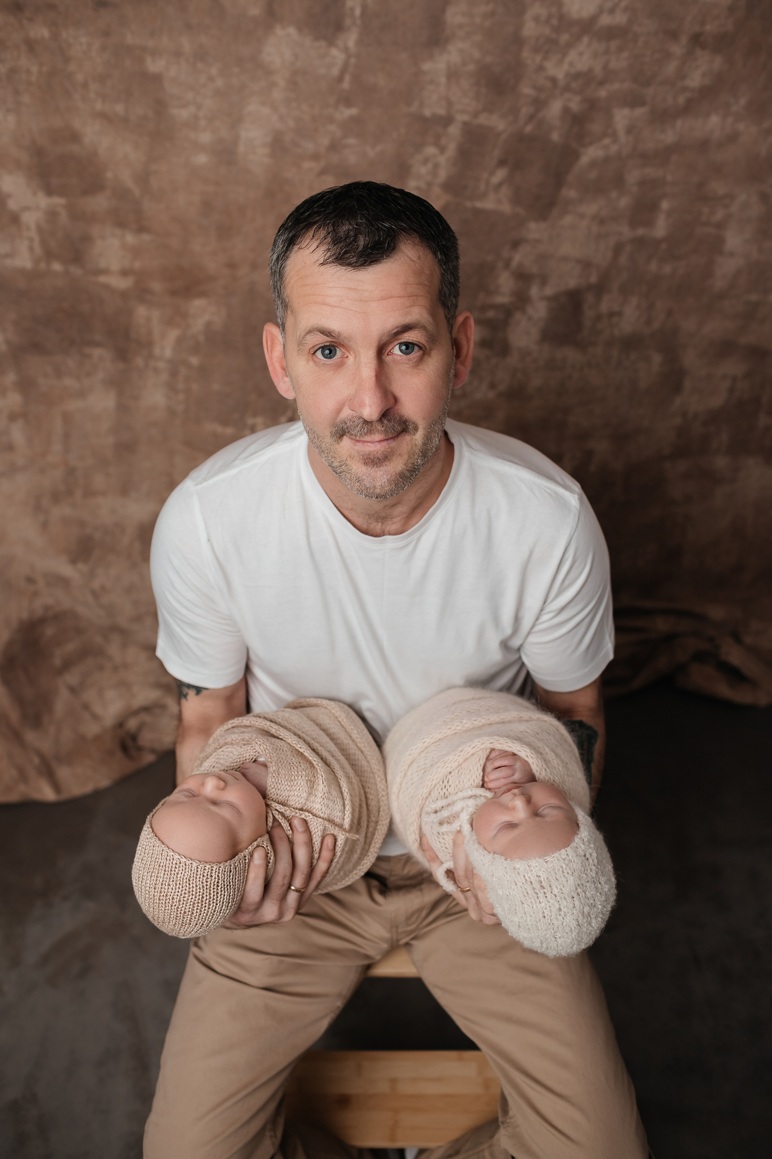 Миша и Гриша 28 дней (съемка в студии). Детский, семейный и фотограф новорождённых в Ярославле Анна Салова