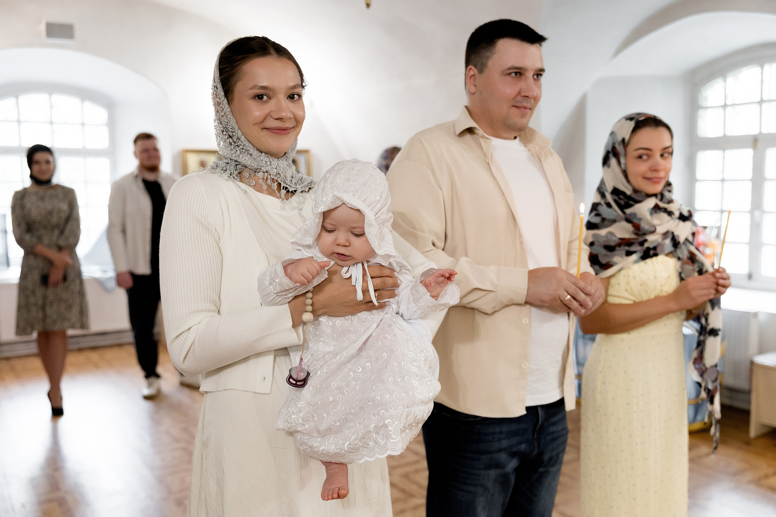 Крещение Полины в Церкви Илии Пророка. Свадебный фотограф в Пскове и Санкт-Петербурге | Анна Голикова