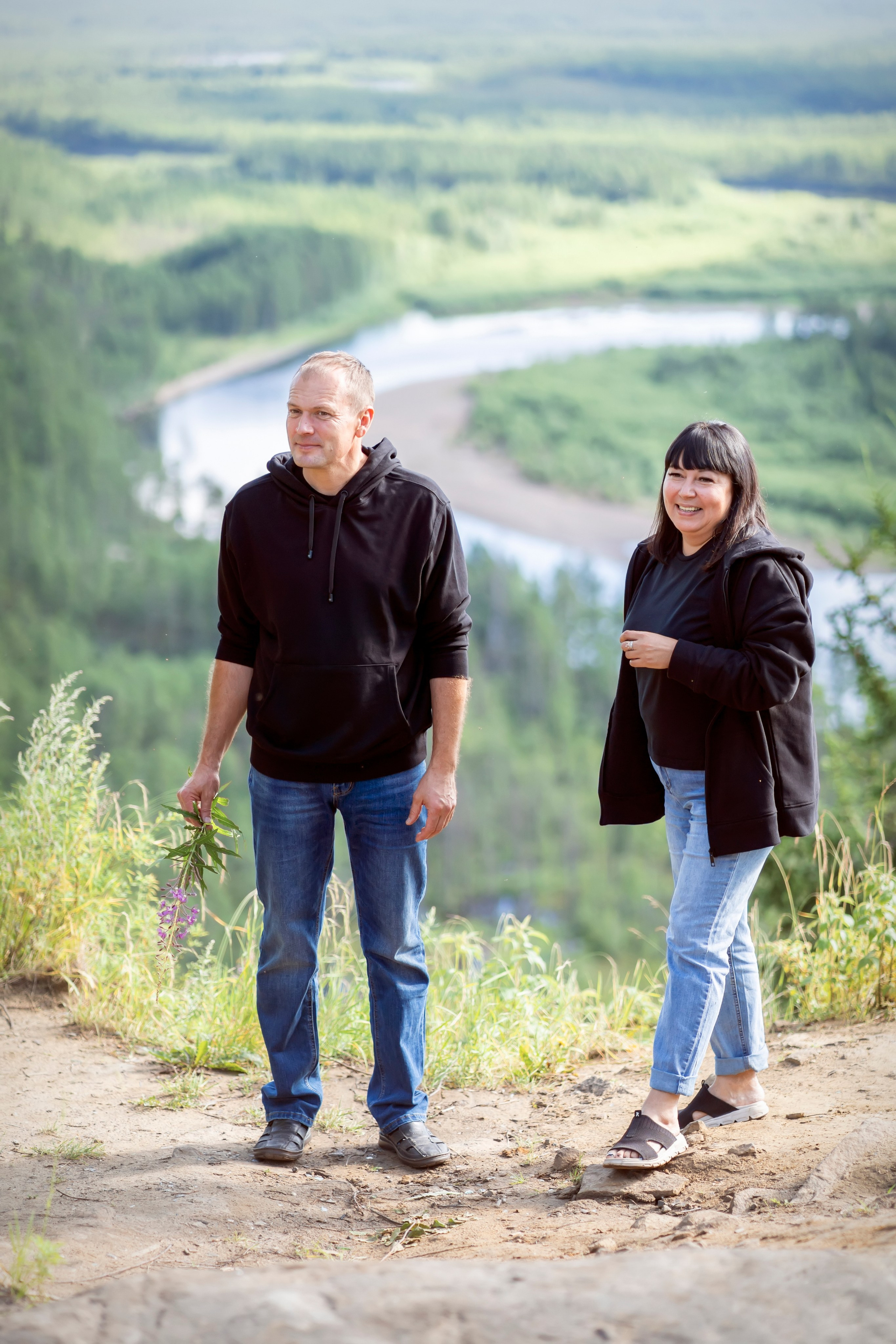 Летняя прогулка на АЯМовской скале. Семейный и детский фотограф в Хабаровске Анна Гриневич