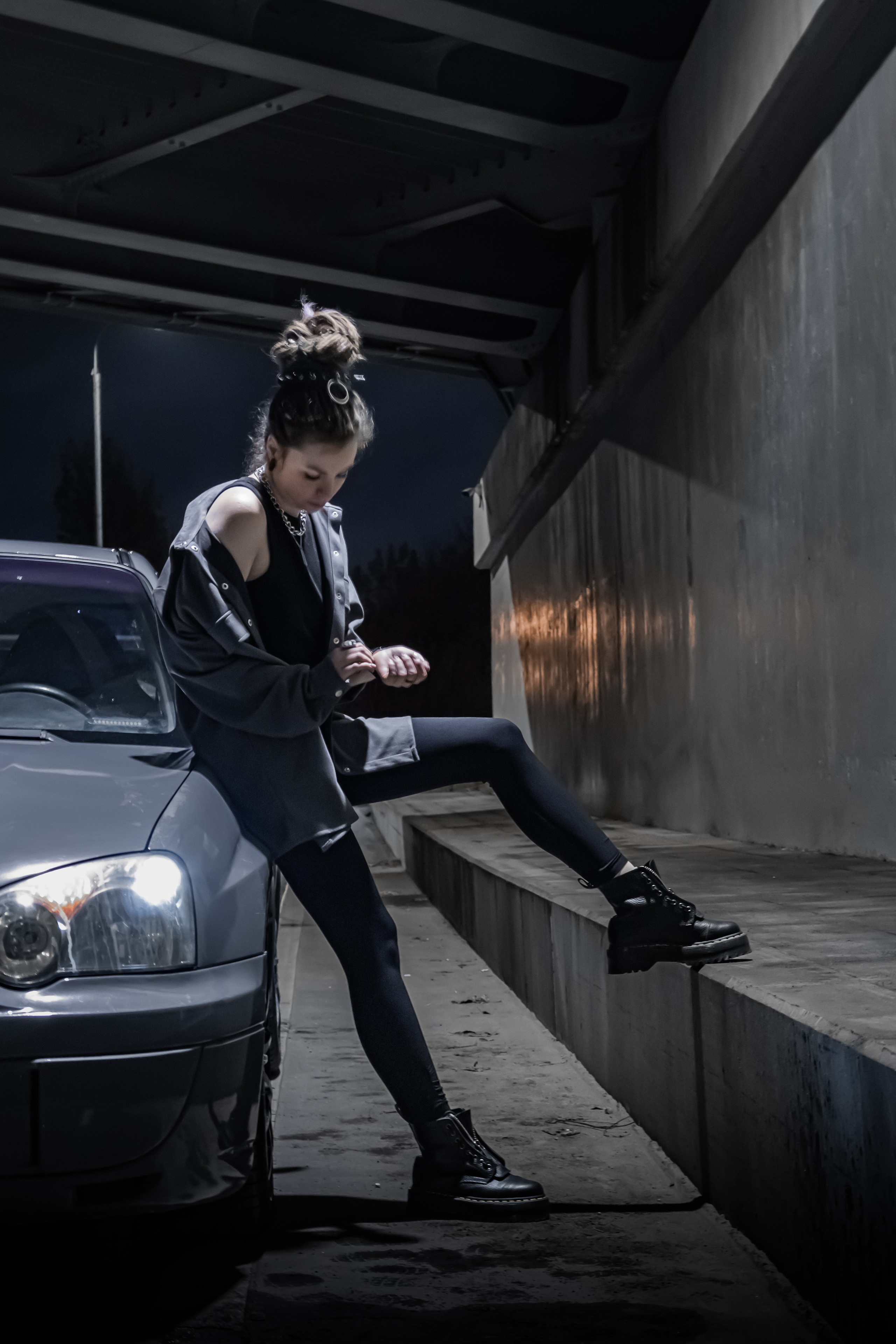 Тандем Драйва: фотосессия вас и вашего автомобиля. Валерия и Subaru. Ирина Санрайз — Автомобильный фотограф в Москве