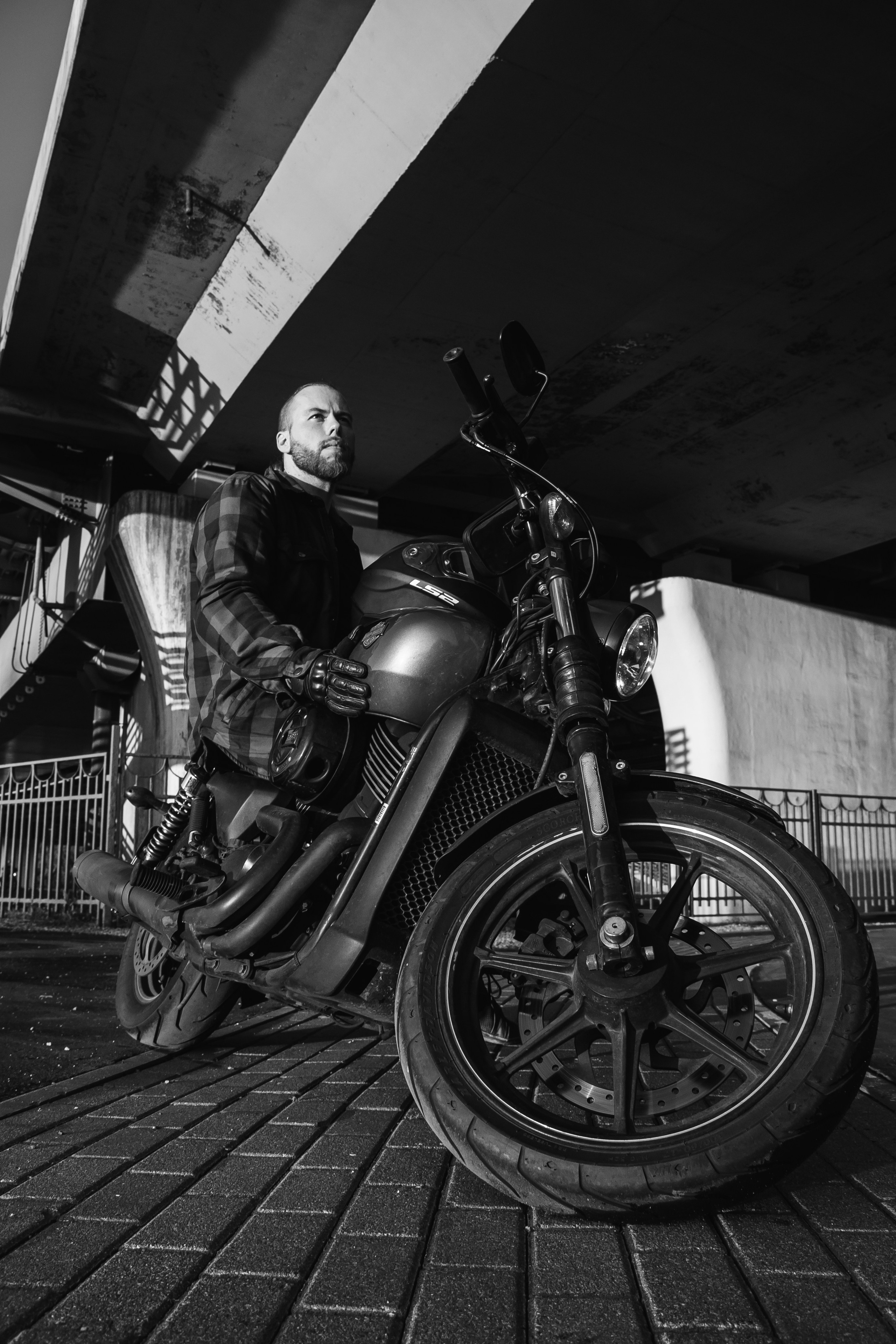 Иван и Harley Davidson. Наталия Фролова. Фотограф. Москва