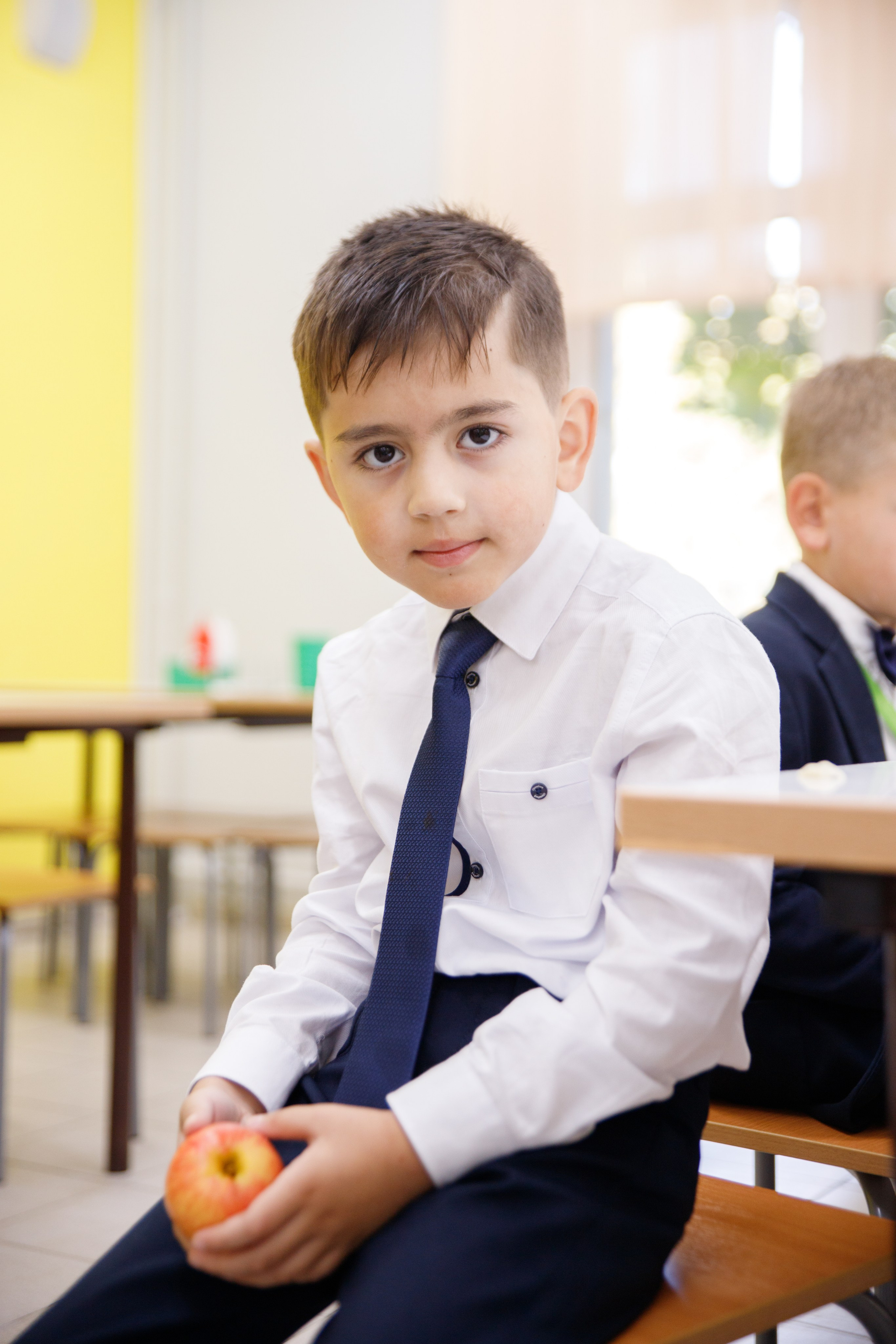 Репортажная съемка первого сентября для первоклассников. Семейный и школьный фотограф в Москве Анна Ткач