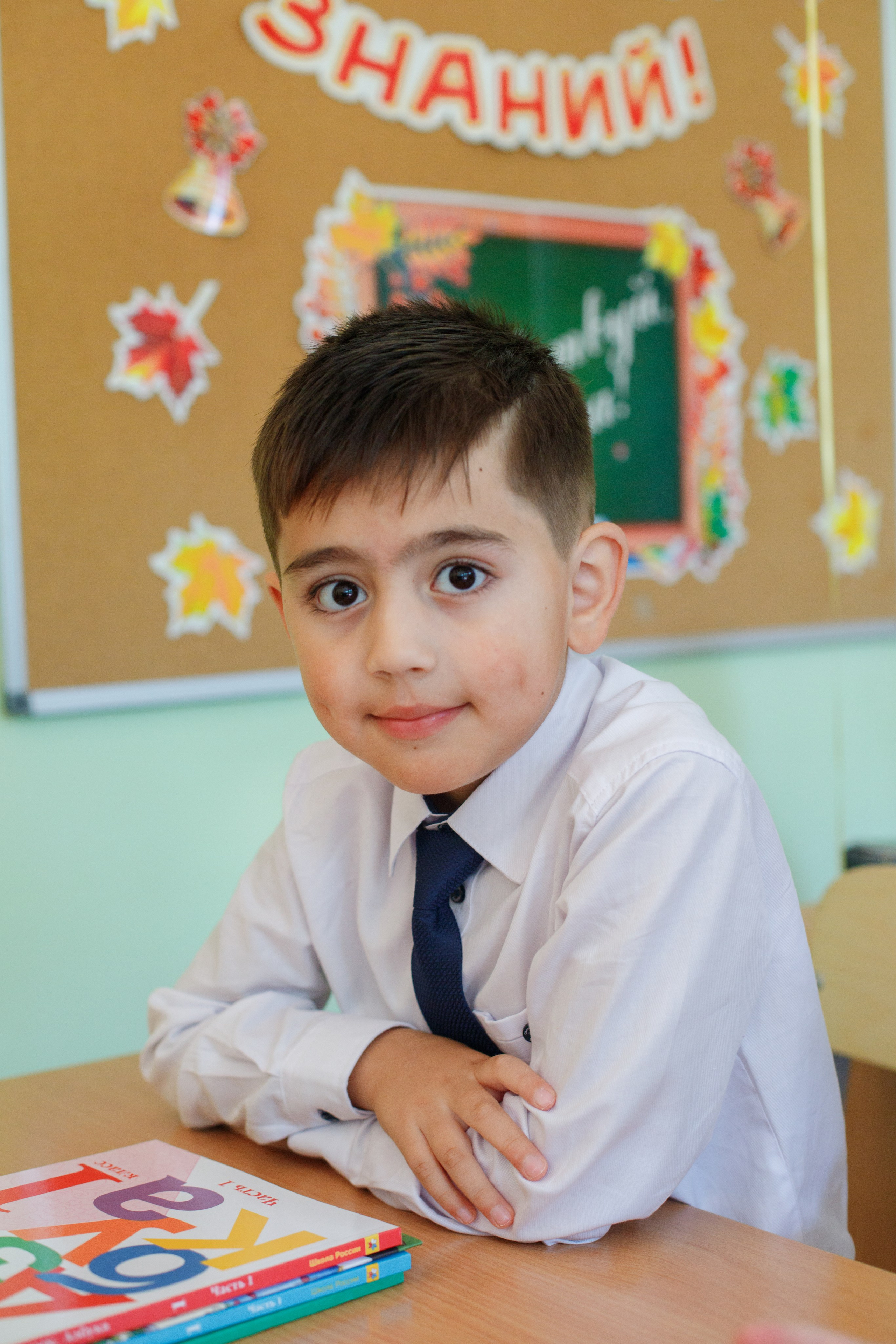 Репортажная съемка первого сентября для первоклассников. Семейный и школьный фотограф в Москве Анна Ткач