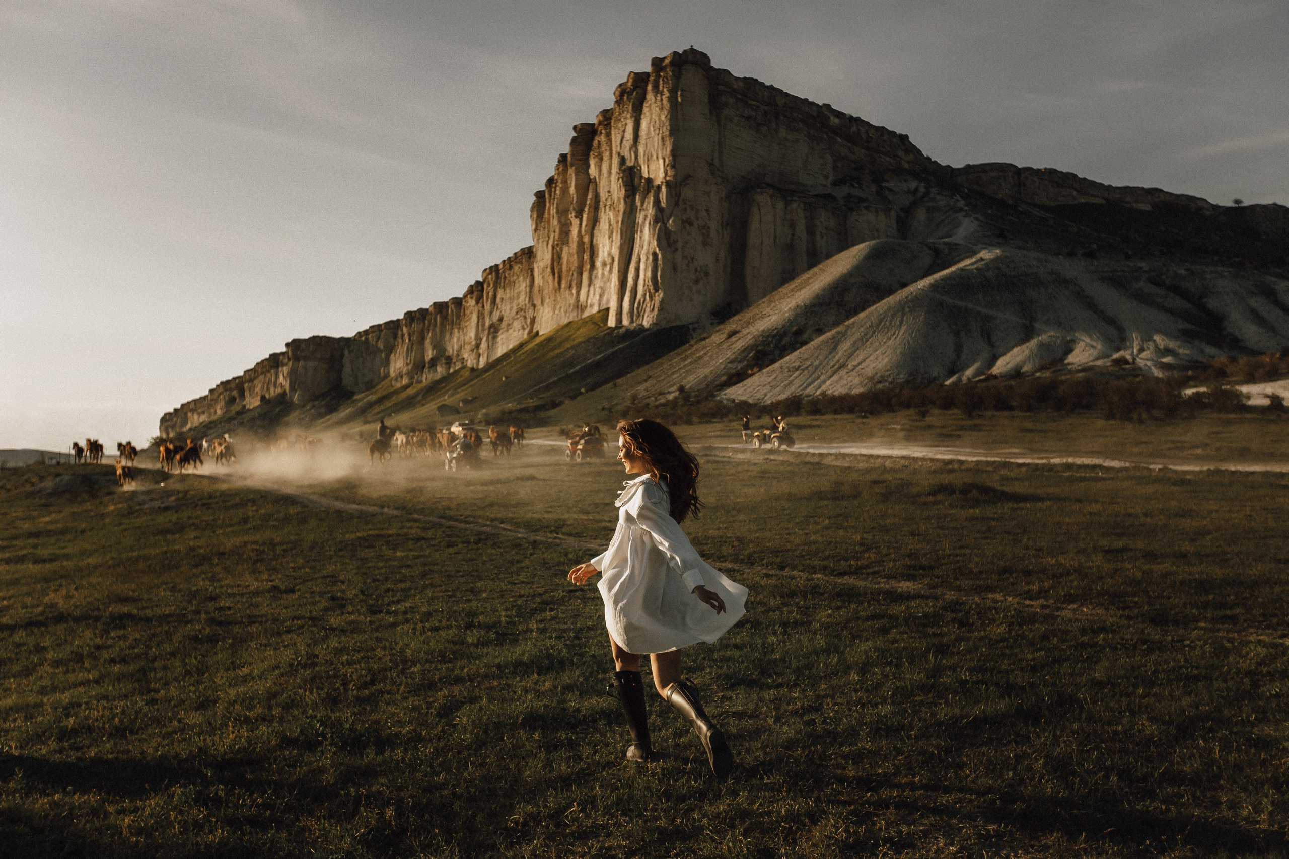 Алина. Белая скала. Фотограф Анна Лейман. Севастополь