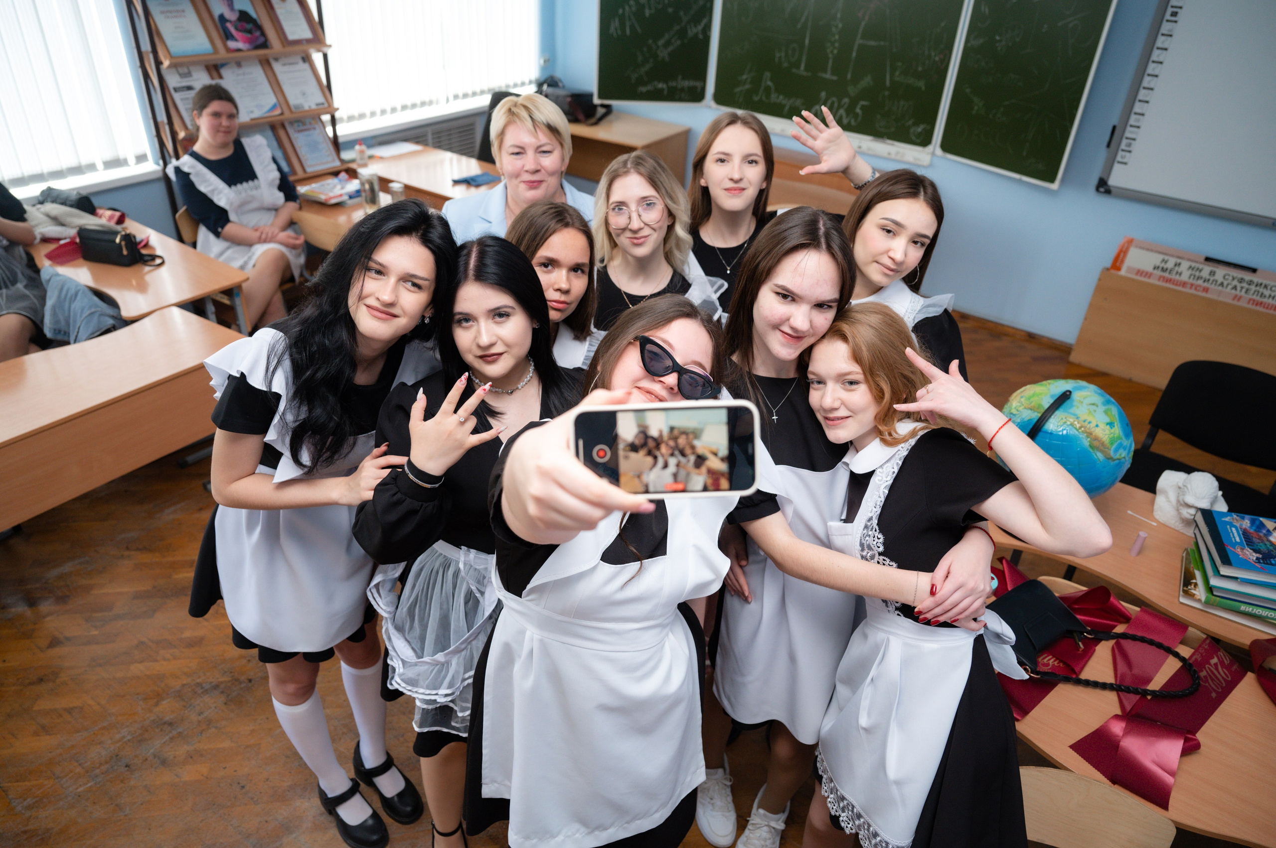 Школа съёмка в классе. Фотограф Алёна Мил