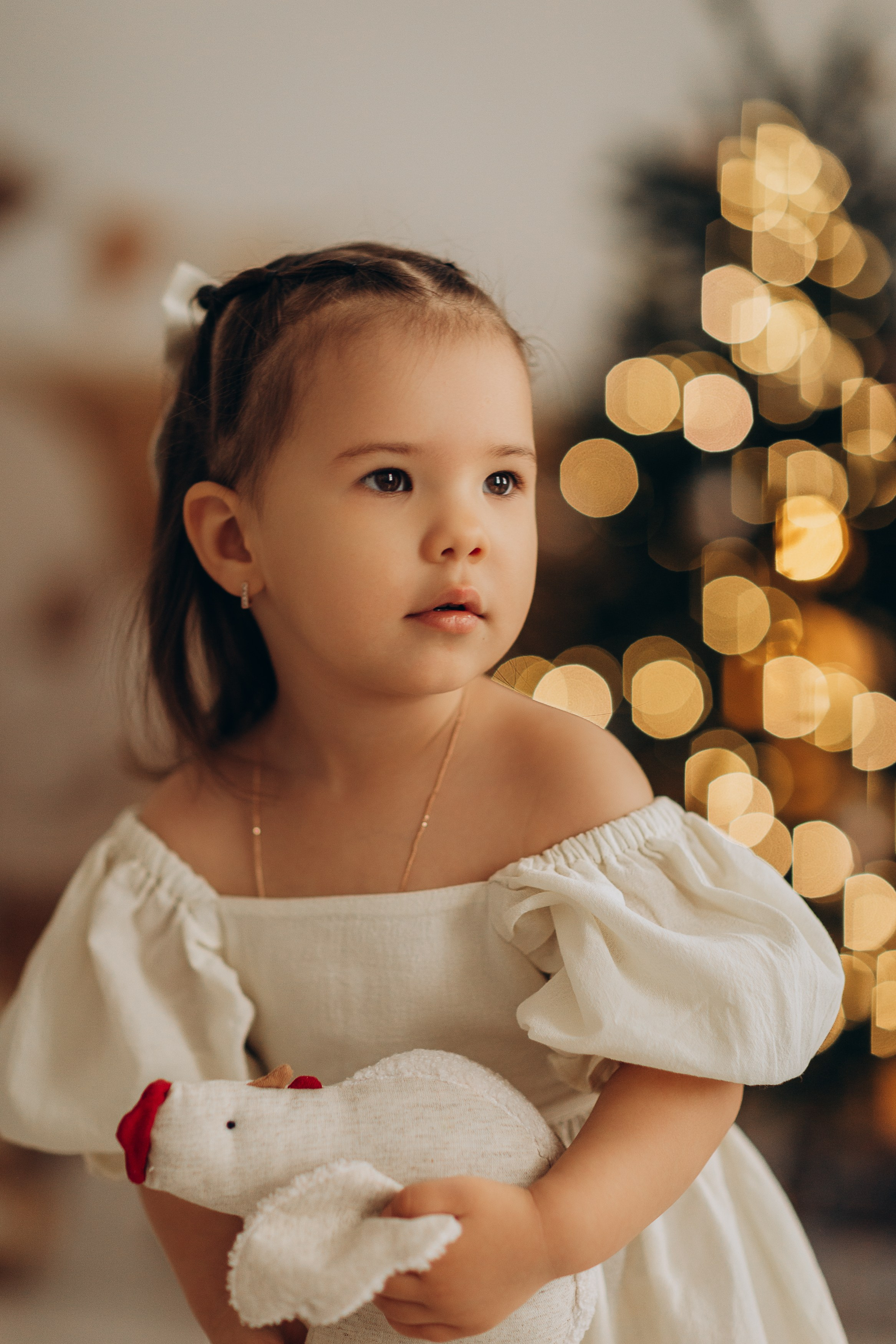 Новогодняя фотосессия для очаровательной малышки. Семейный и детский фотограф, женский портрет Москва Светлана Мертикова