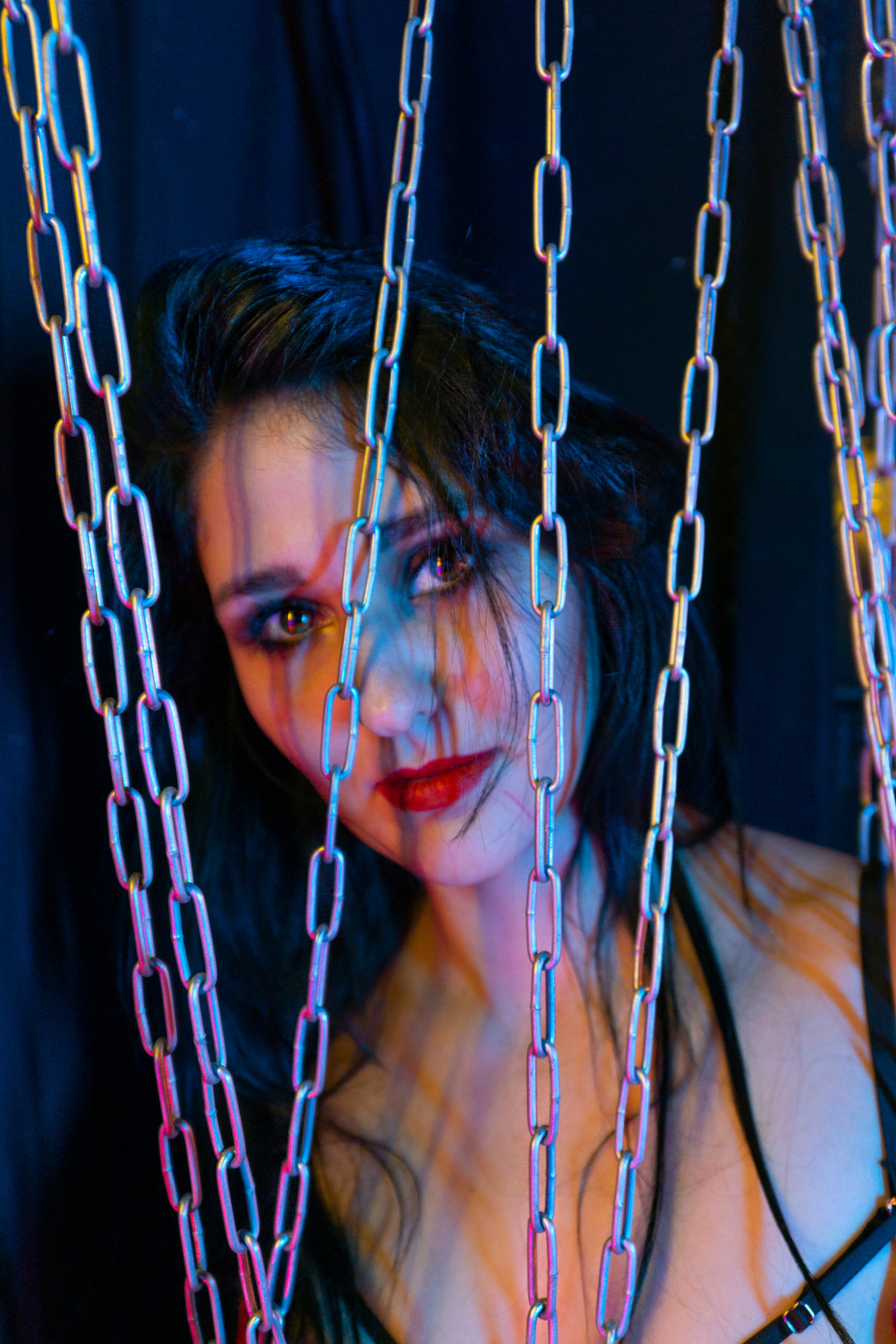 Екатерина. «Неоновый демон». Фотограф Валерия Скиба Москва, Краснодар, СПБ