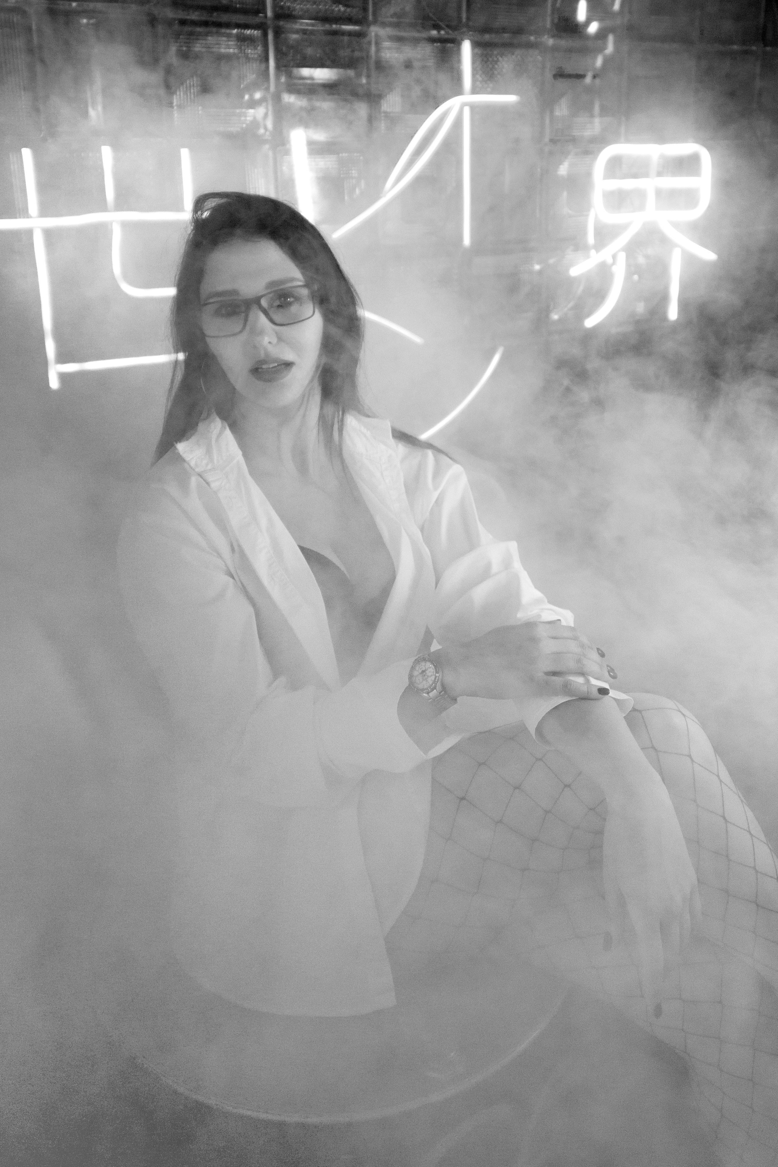 Екатерина. «Неоновый демон». Фотограф Валерия Скиба Москва, Краснодар, СПБ