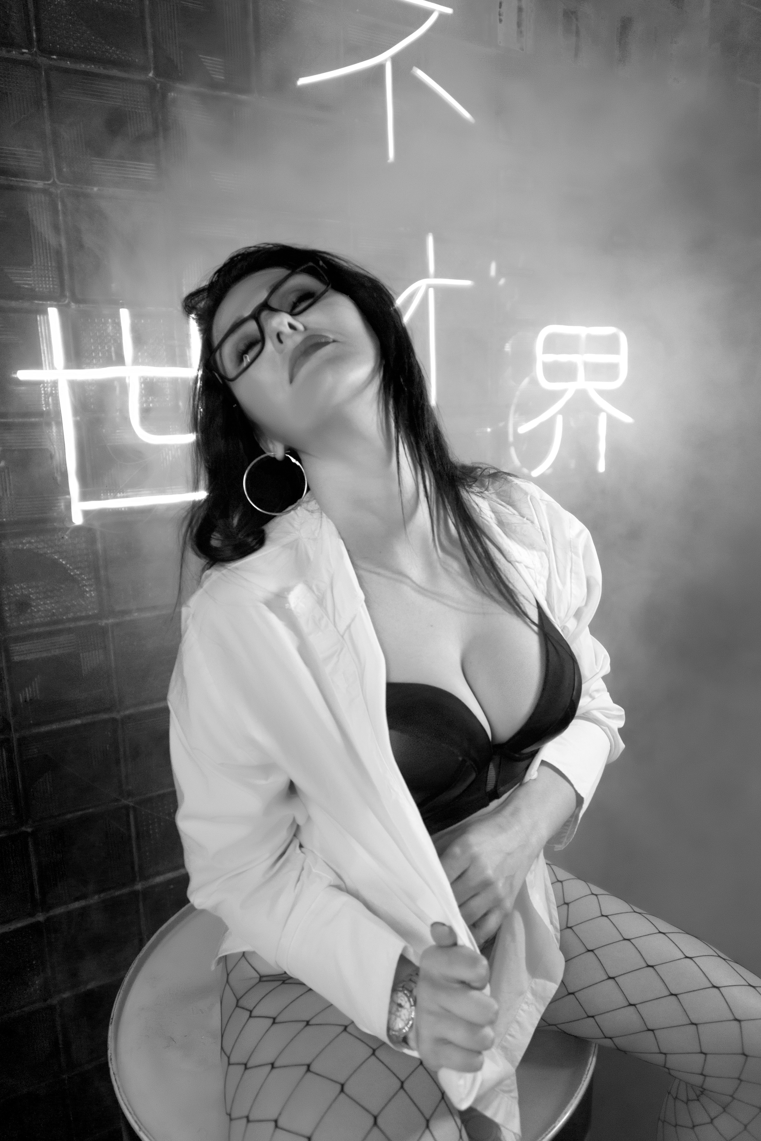 Екатерина. «Неоновый демон». Фотограф Валерия Скиба Москва, Краснодар, СПБ