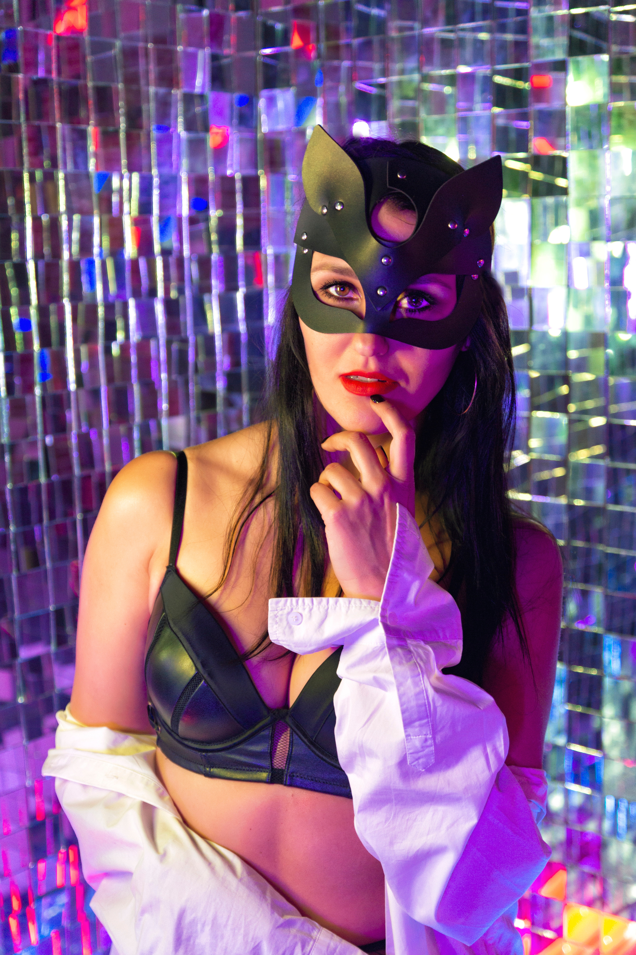 Екатерина. «Неоновый демон». Фотограф Валерия Скиба Москва, Краснодар, СПБ