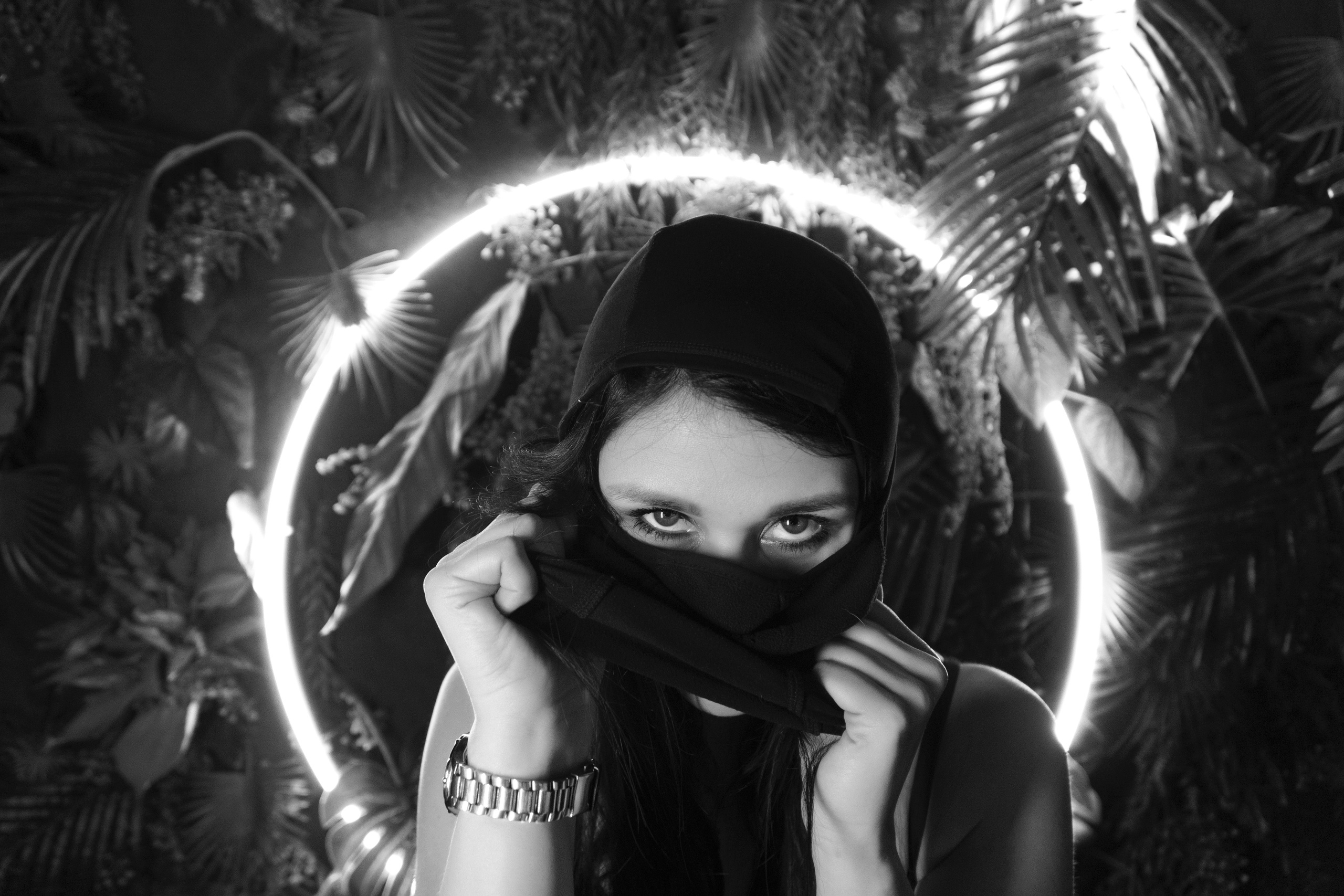 Екатерина. «Неоновый демон». Фотограф Валерия Скиба Москва, Краснодар, СПБ