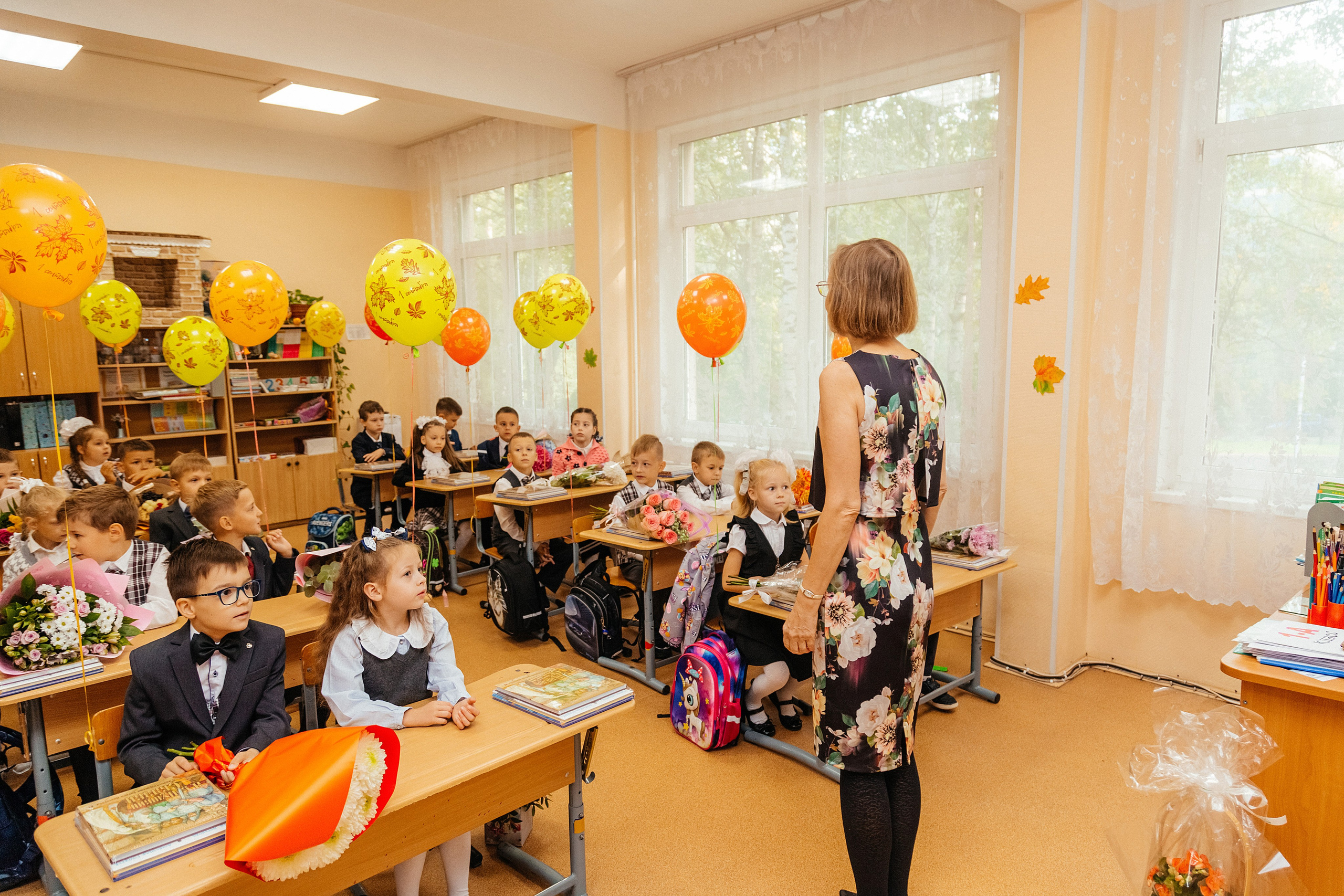 1 сентября, 1 класс. Семейный фотограф Любовь Саркеева