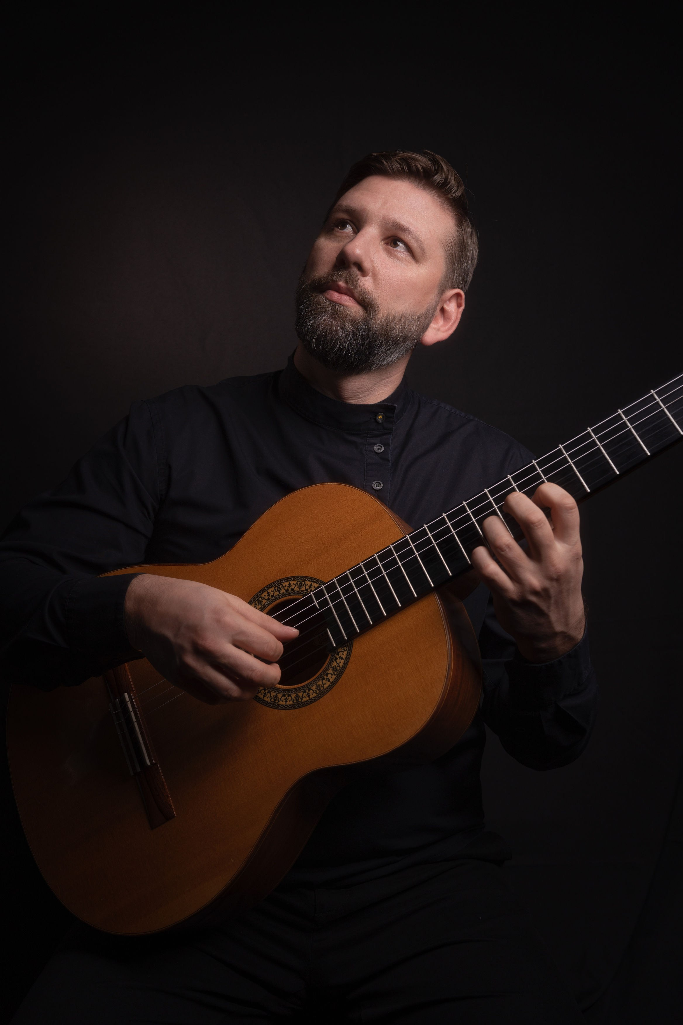 Фотосессия мужской портрет (гитара). Яростный фотолюбитель Vervie Vitoe