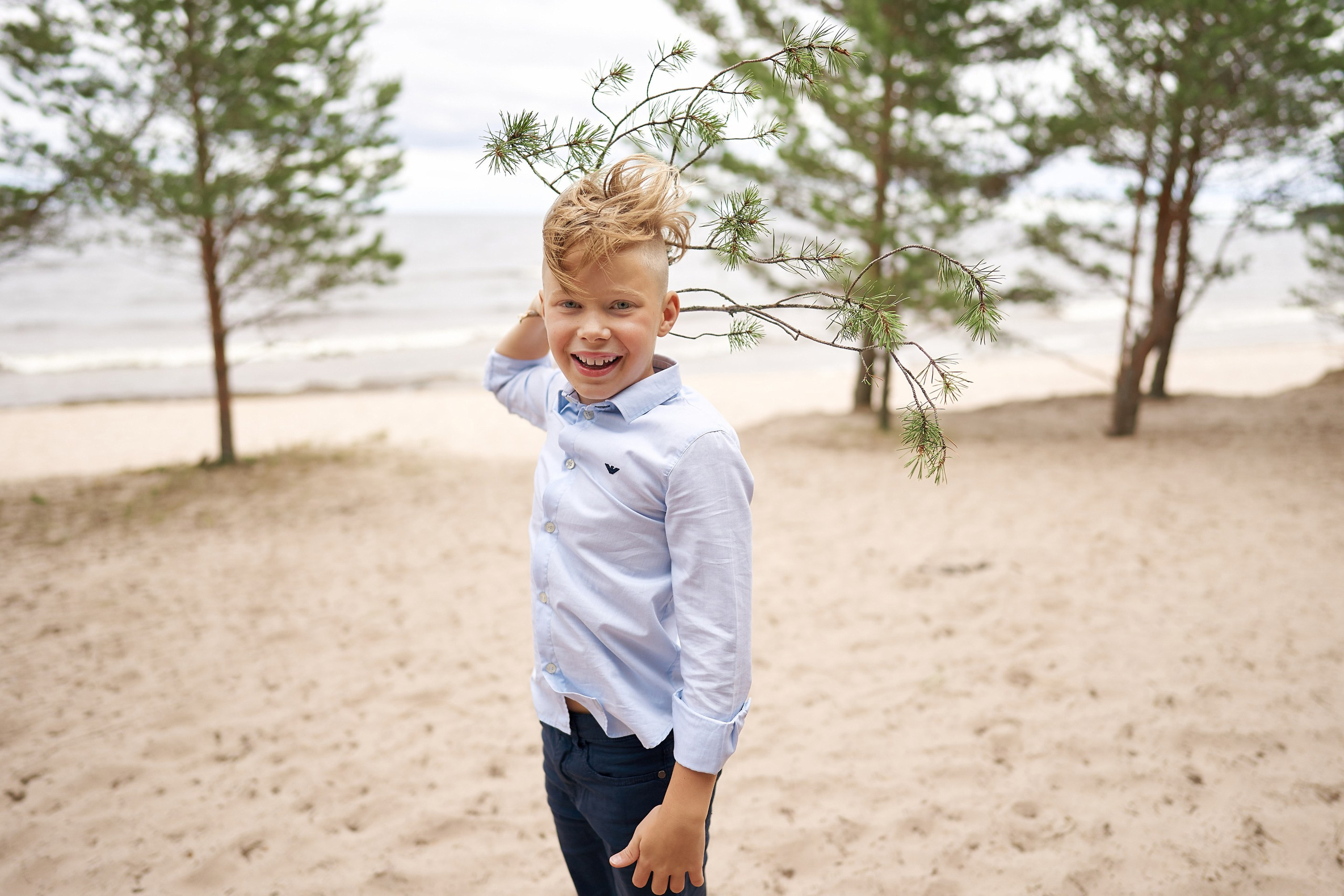 Семейная прогулка на Ладоге