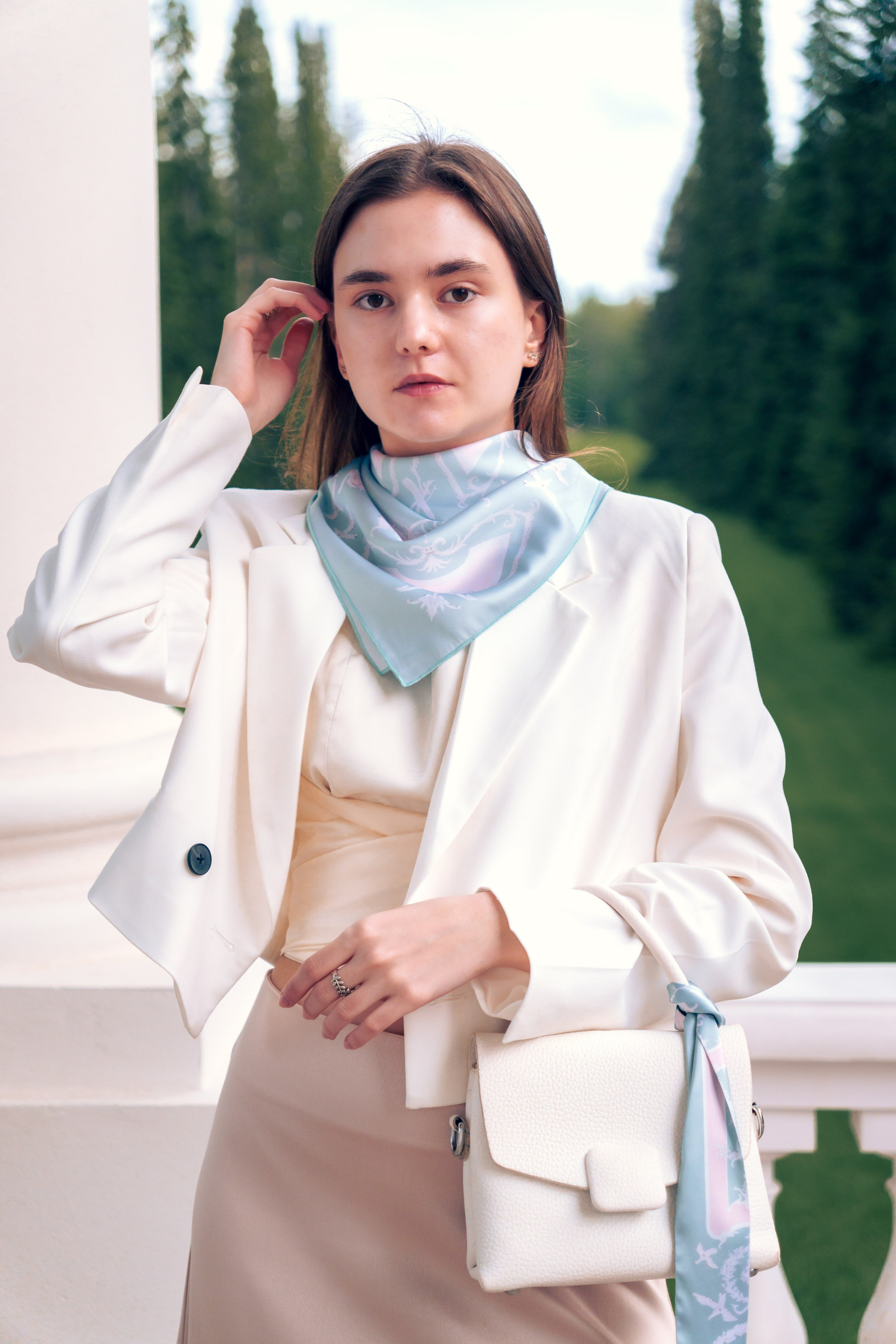 Коллекция платков Дарьи Ильичевой. Фотограф в Санкт-Петербурге Ибрагимова Алина