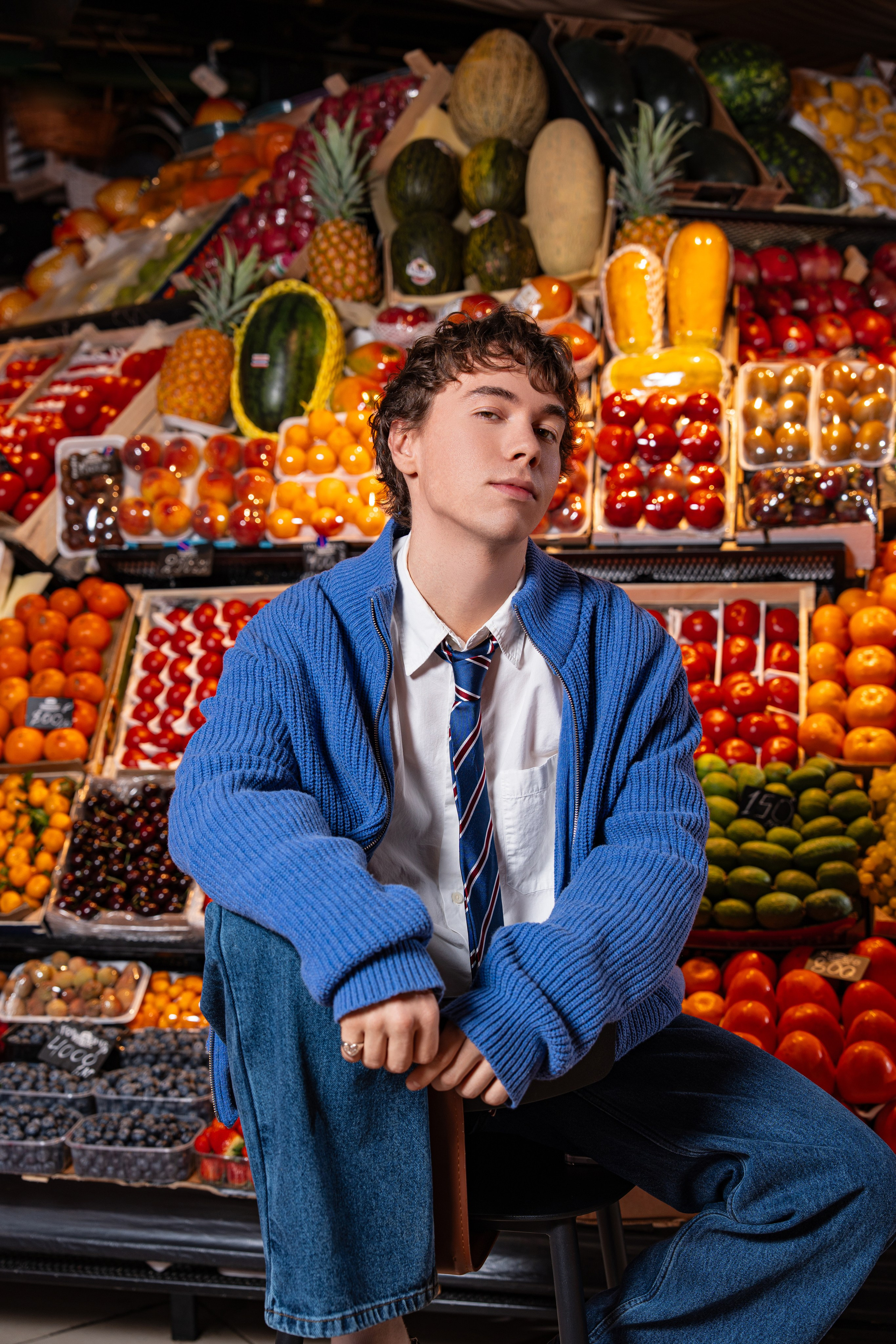 Фотосессия актера Дениса Власенко для Усачевского рынка