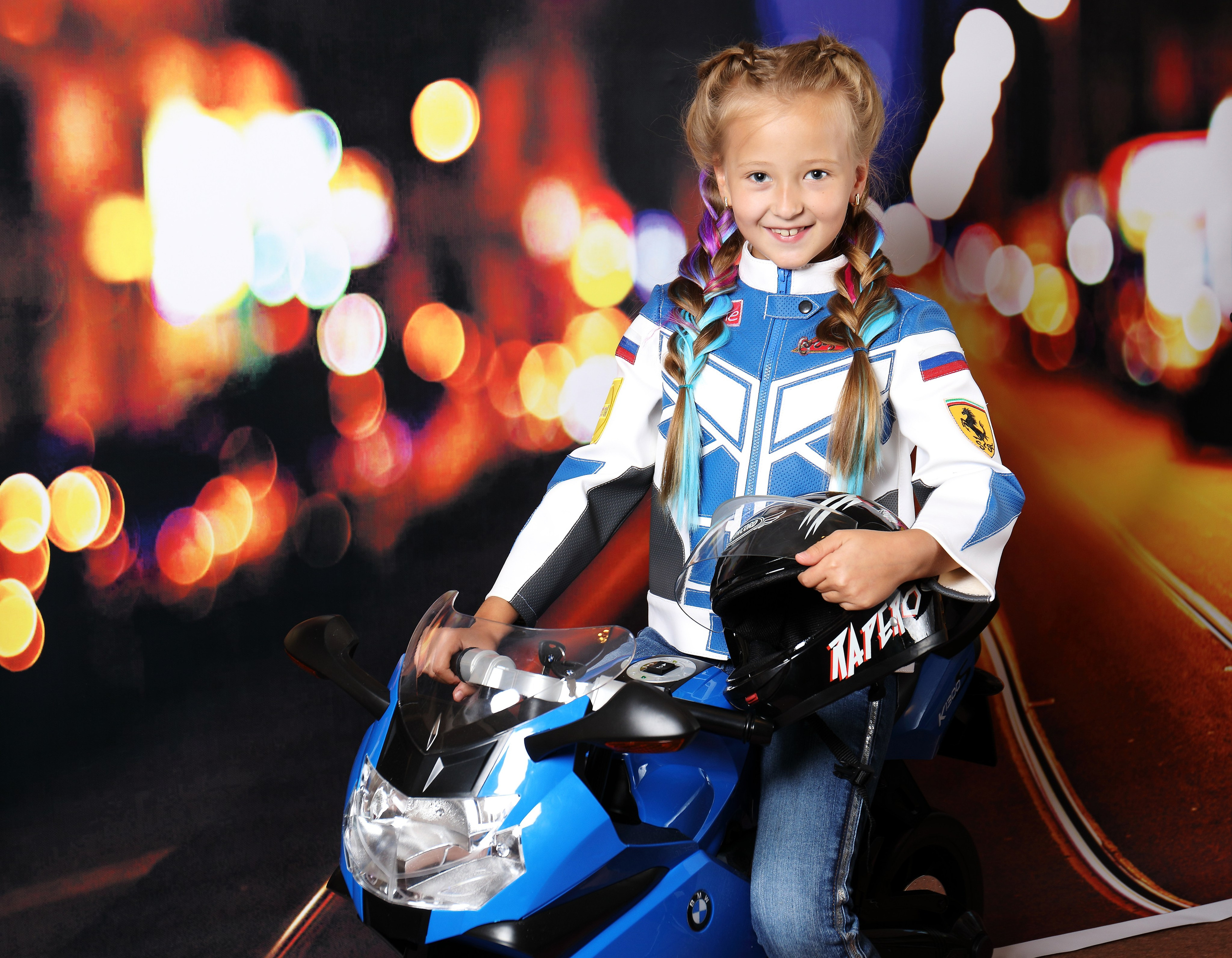 Байкер. Детская выездная фотостудия