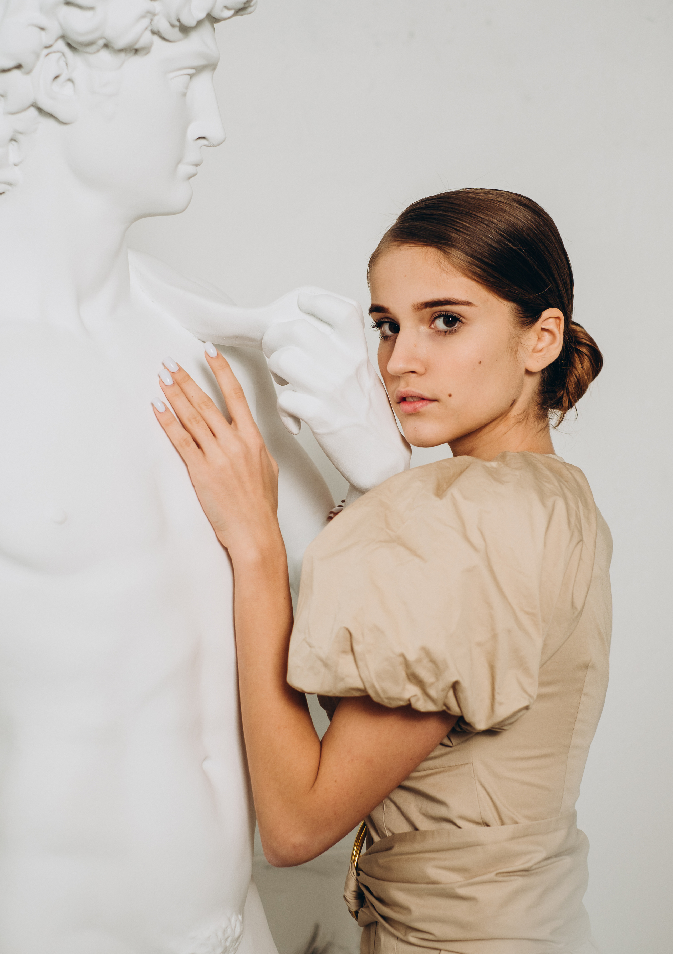 Valeria in art studio