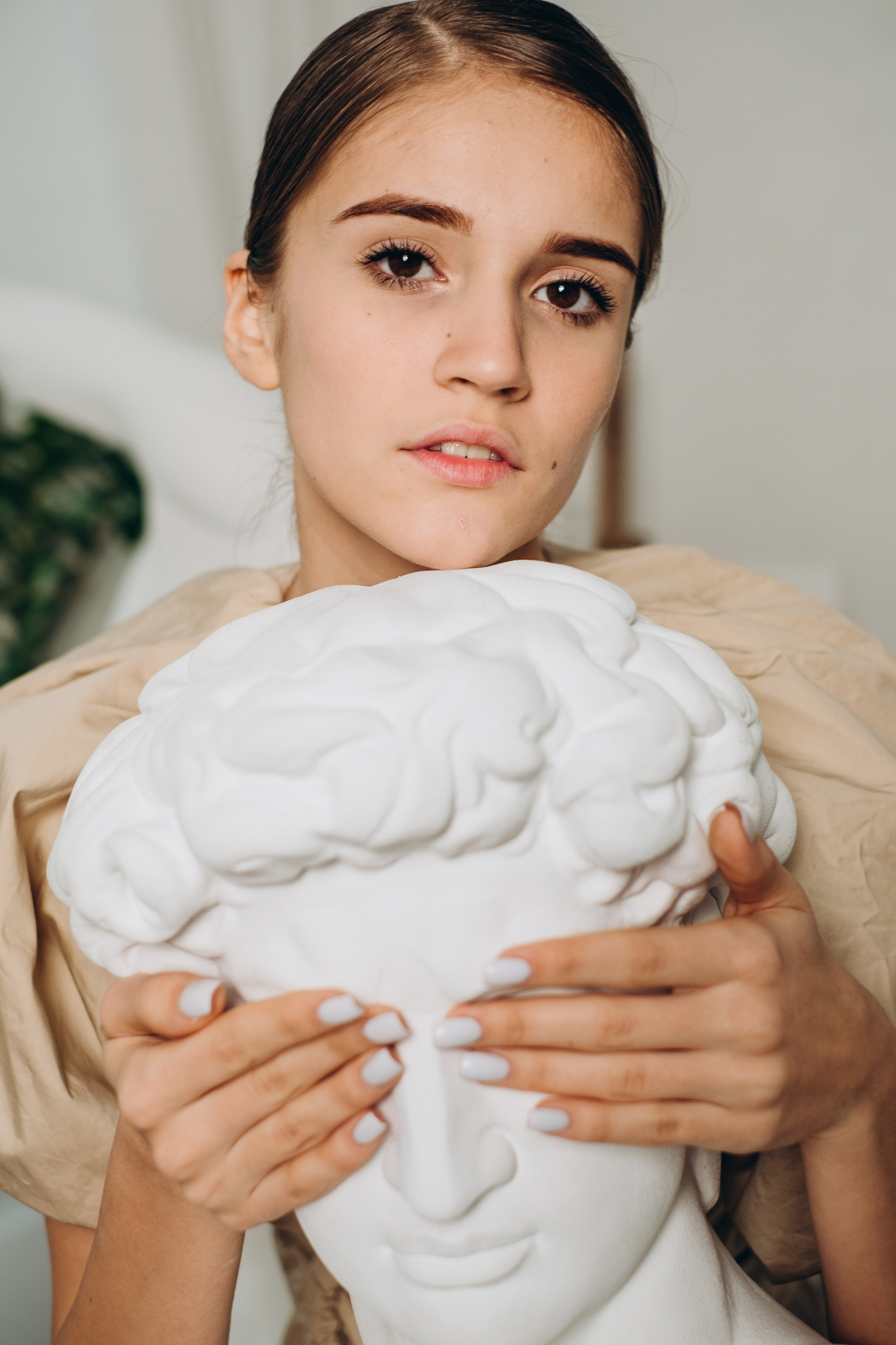 Valeria in art studio