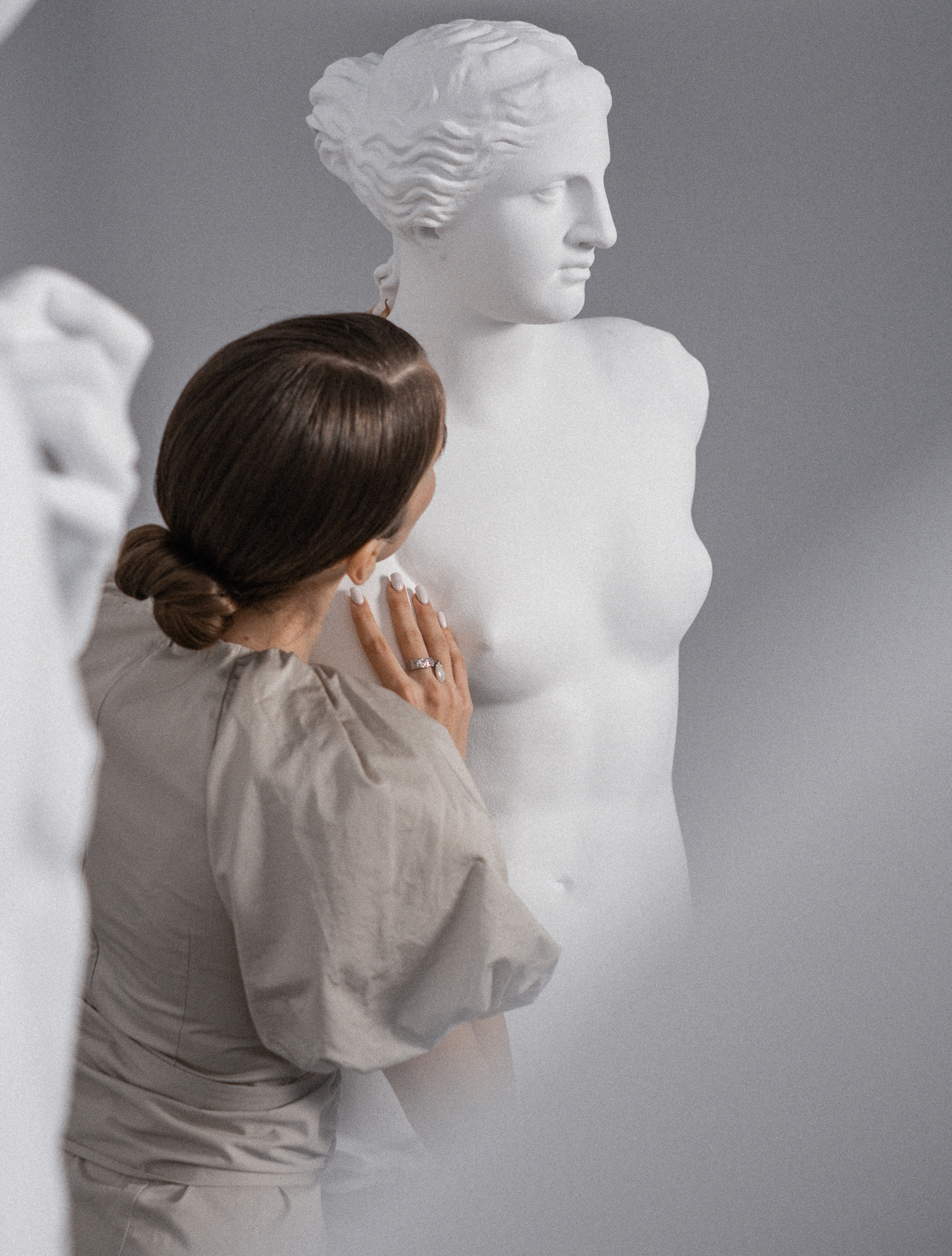 Valeria in art studio