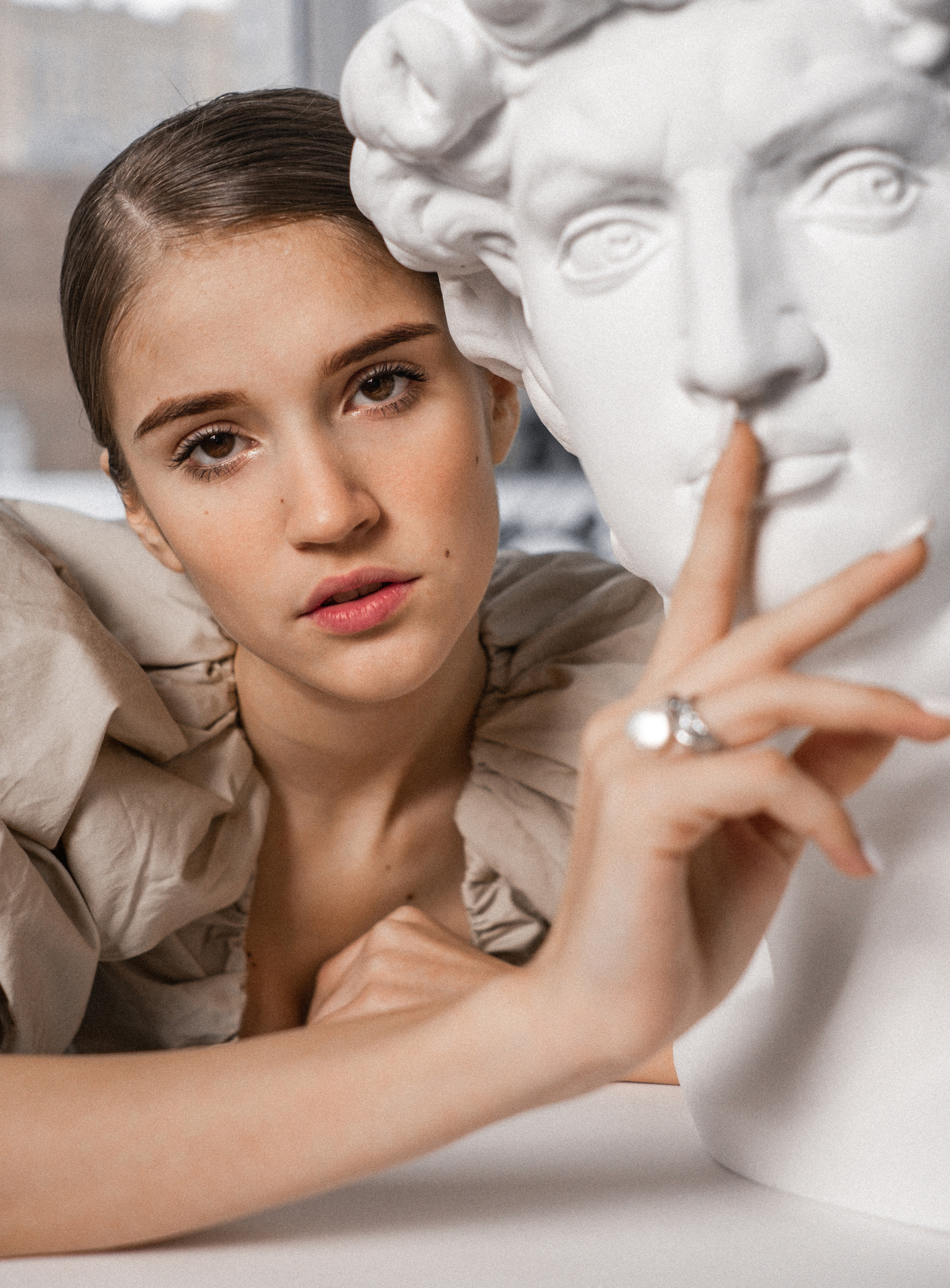 Valeria in art studio