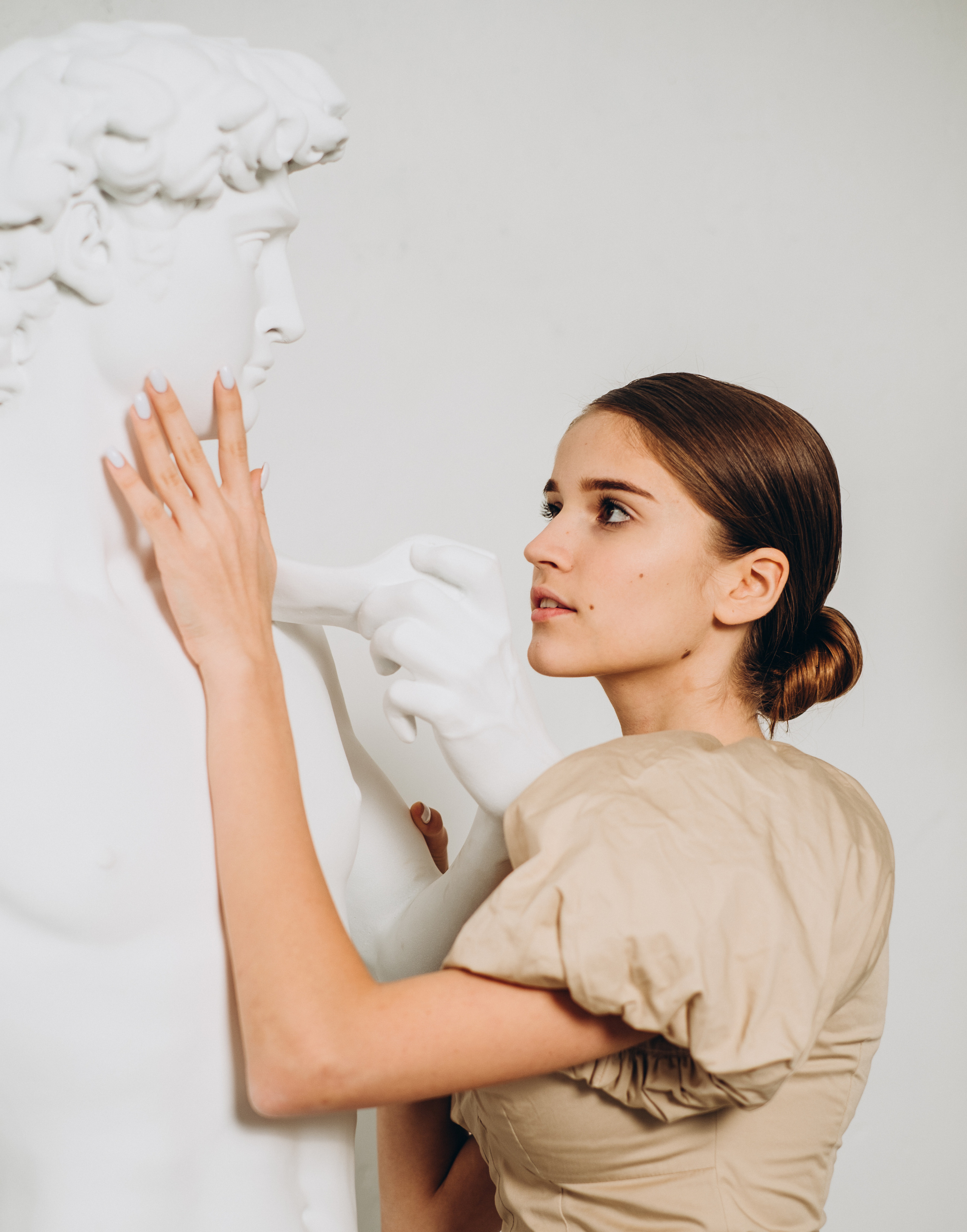 Valeria in art studio