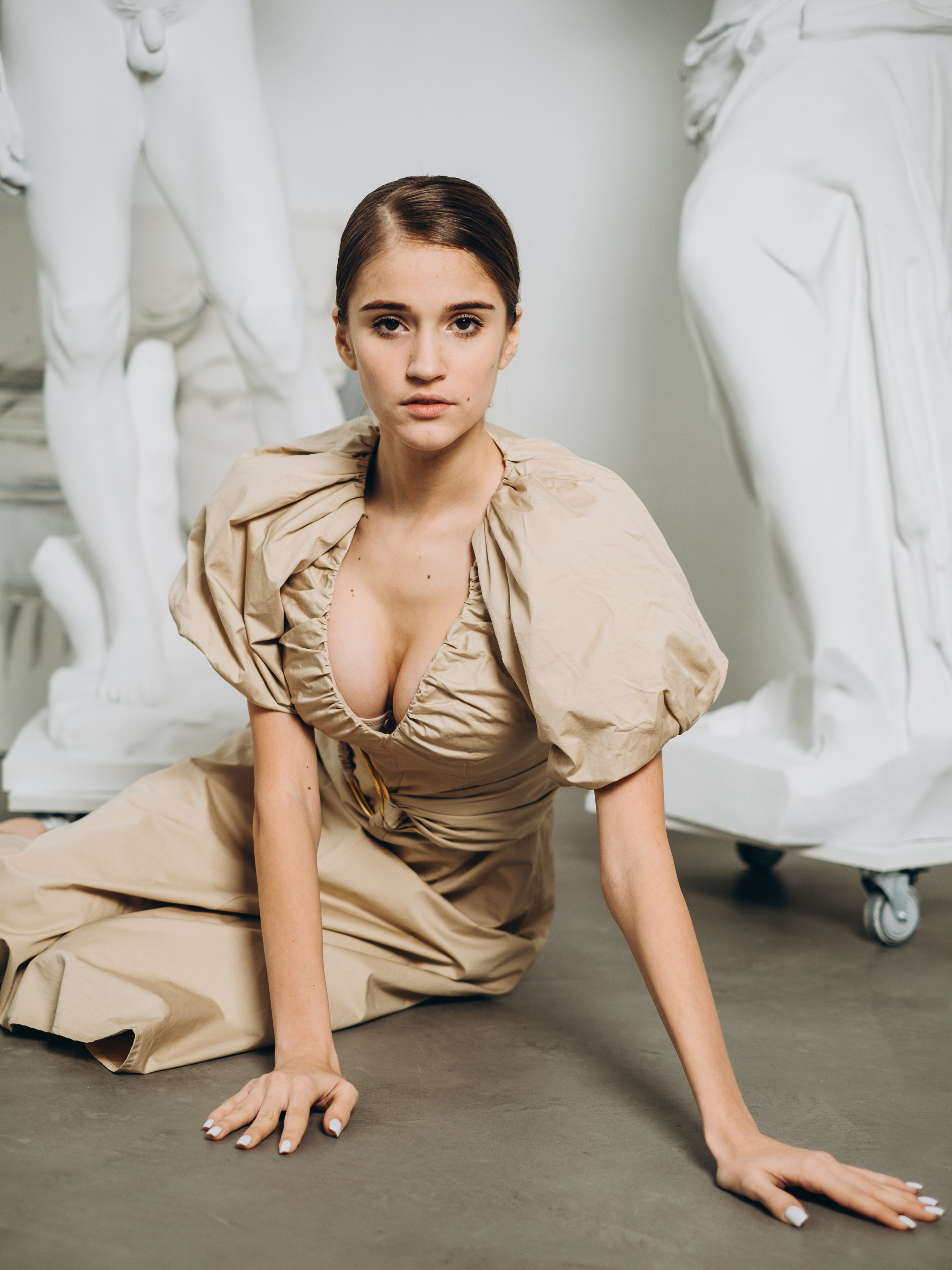 Valeria in art studio