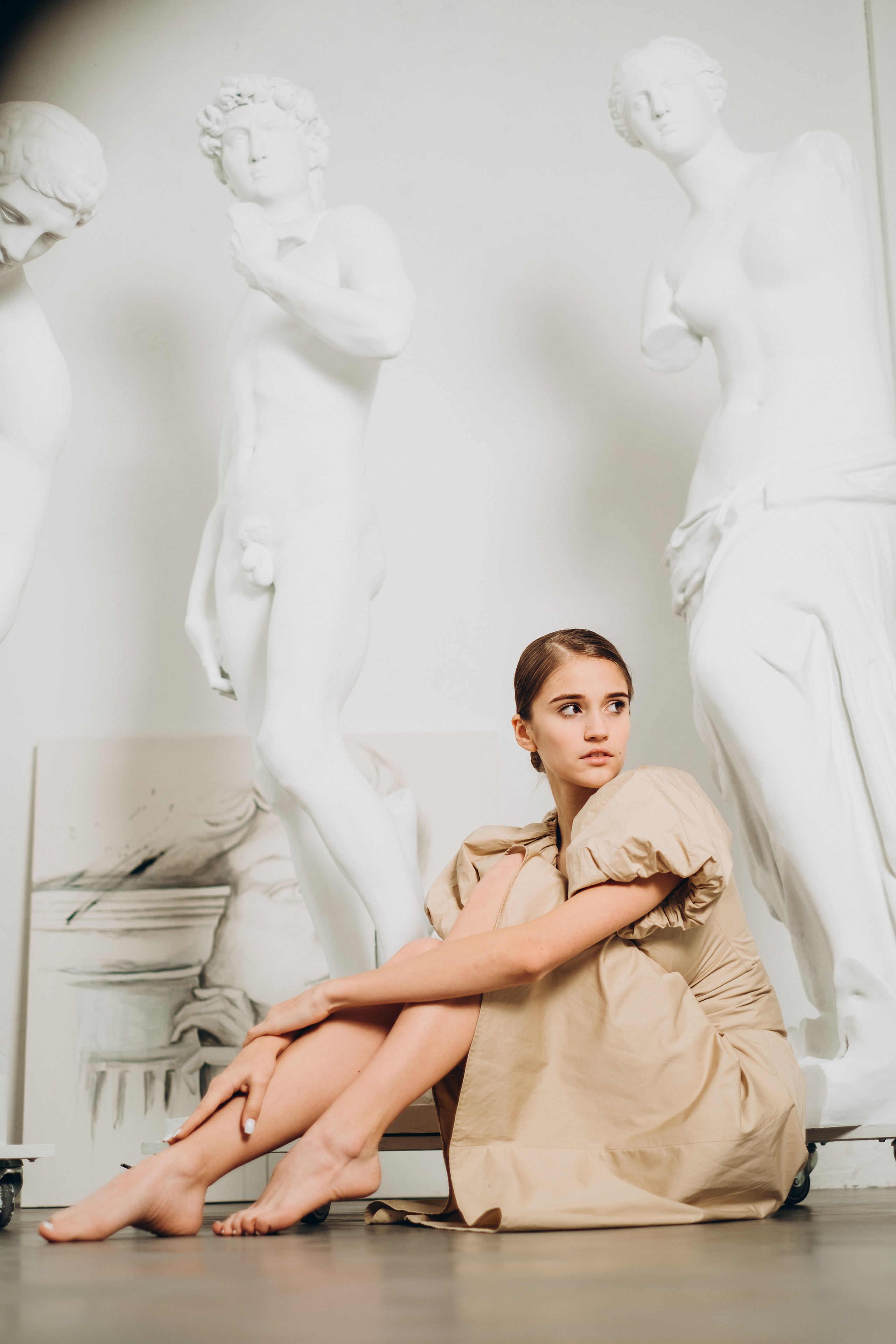 Valeria in art studio