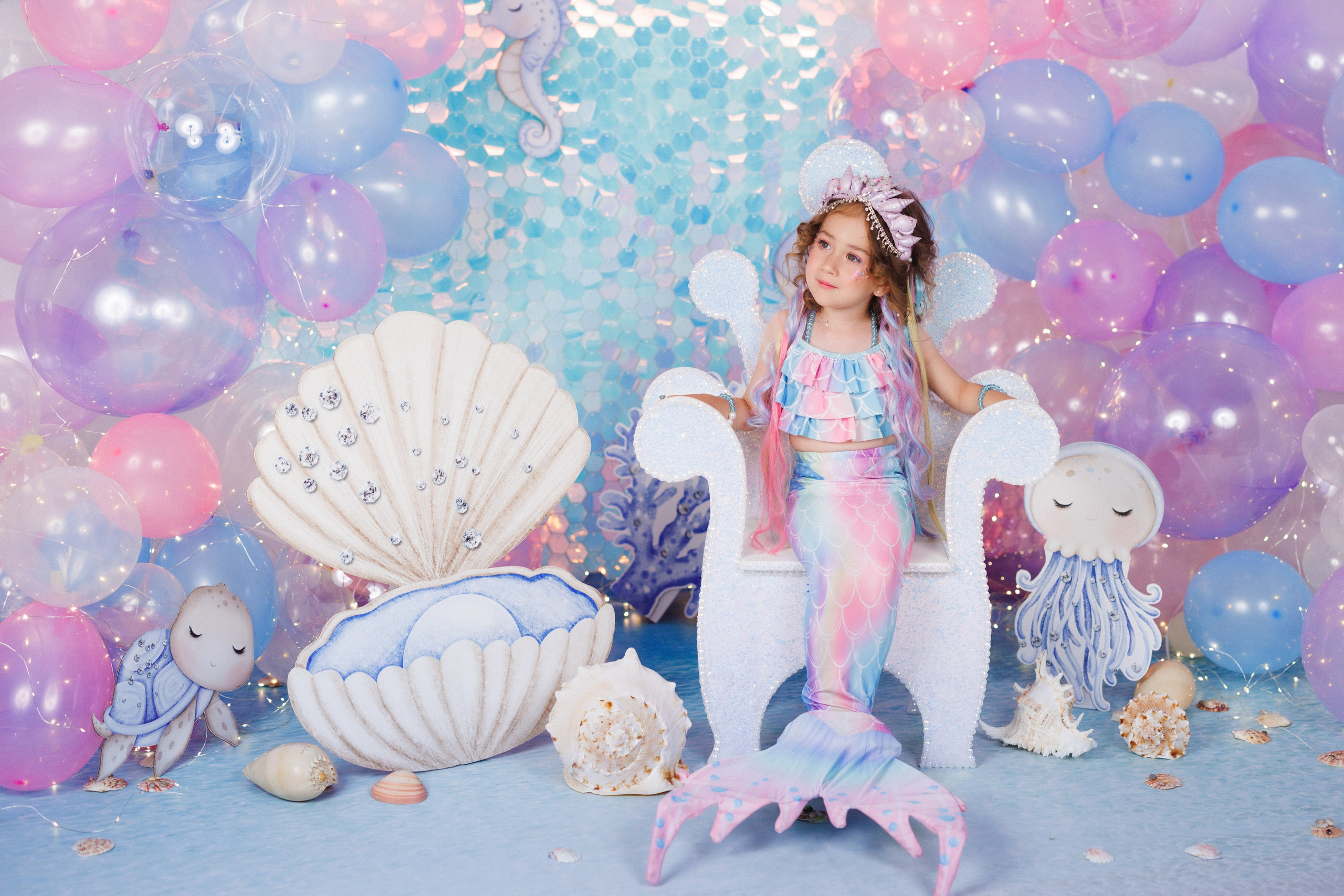 Детская фотосессия в образе «РУСАЛОЧКА», город Краснодар. Семейный и детский фотограф в Краснодаре Анна Трашкова