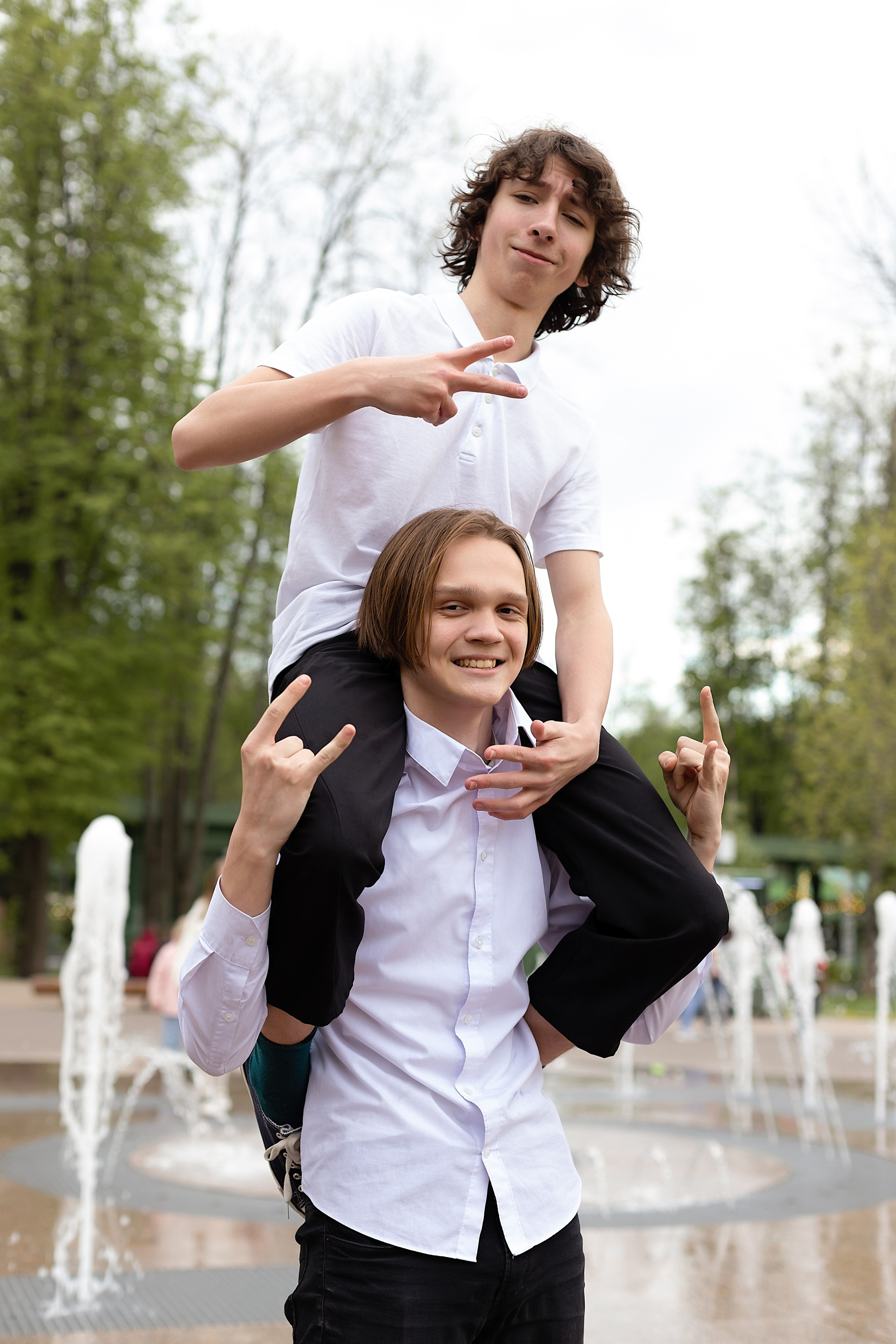 Съёмка в парке. Выпускные альбомы «Эврика» в Нижнем Новгороде