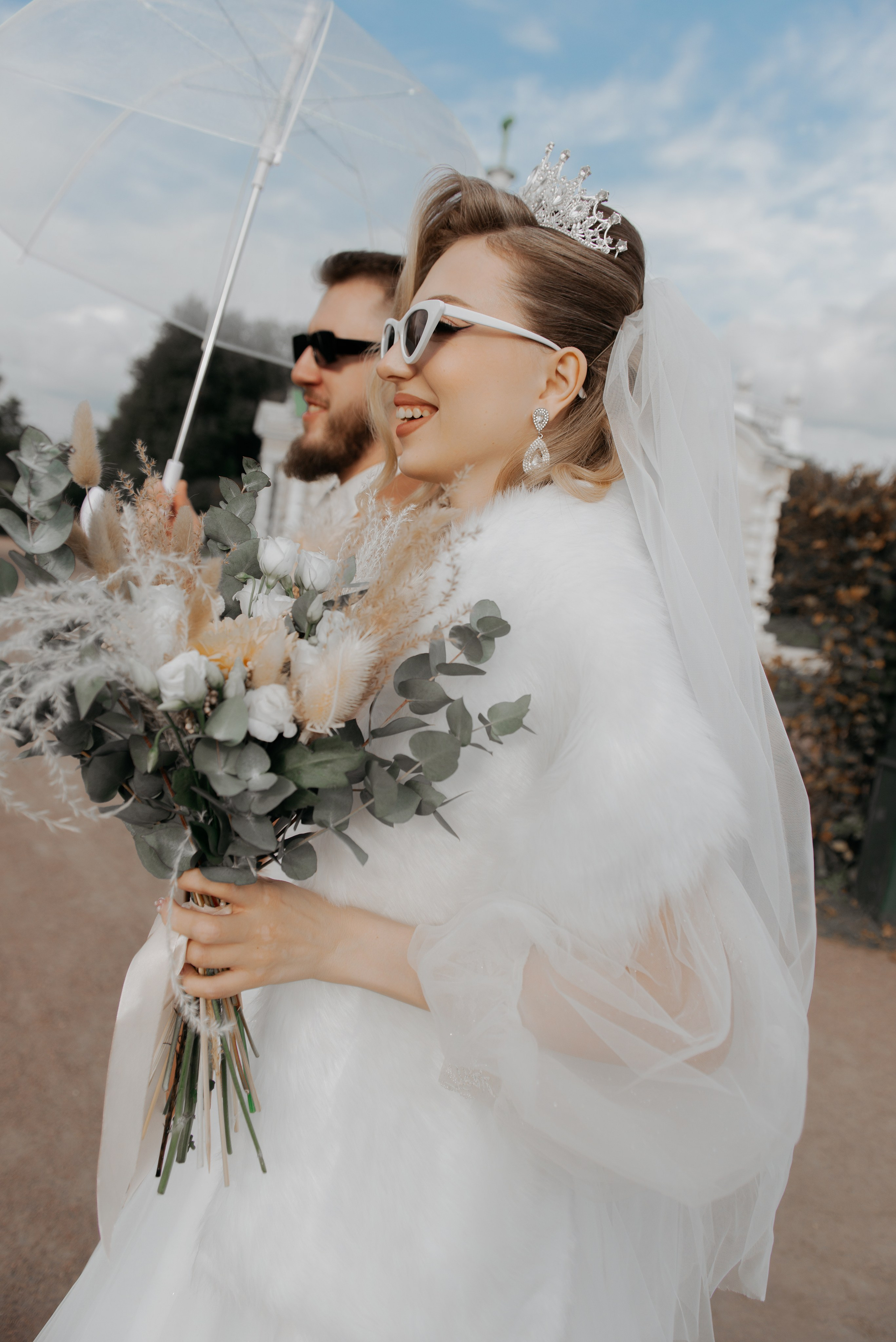 прогулка молодожен