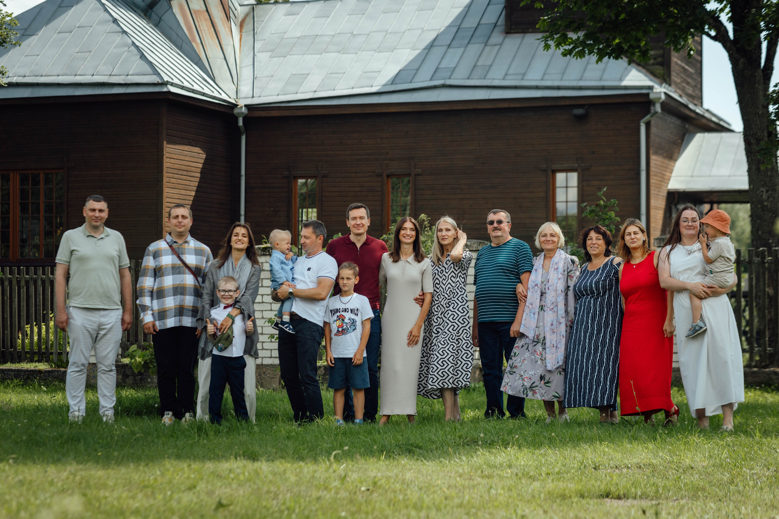 Крещение Тимофея, д. Киевец, храм Святой Троицы, август 2025