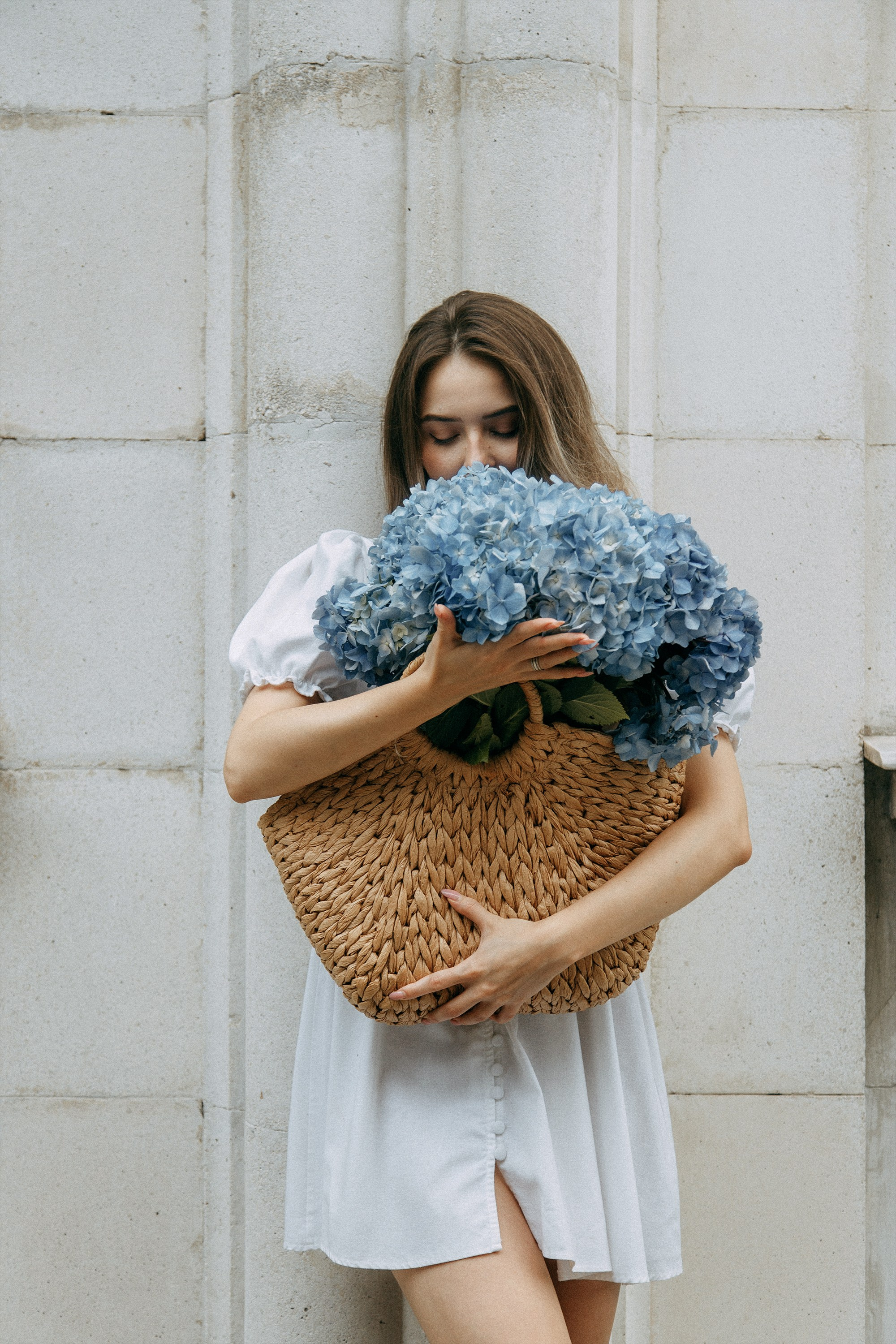 Фотосессия с гортензиями в Батуми
