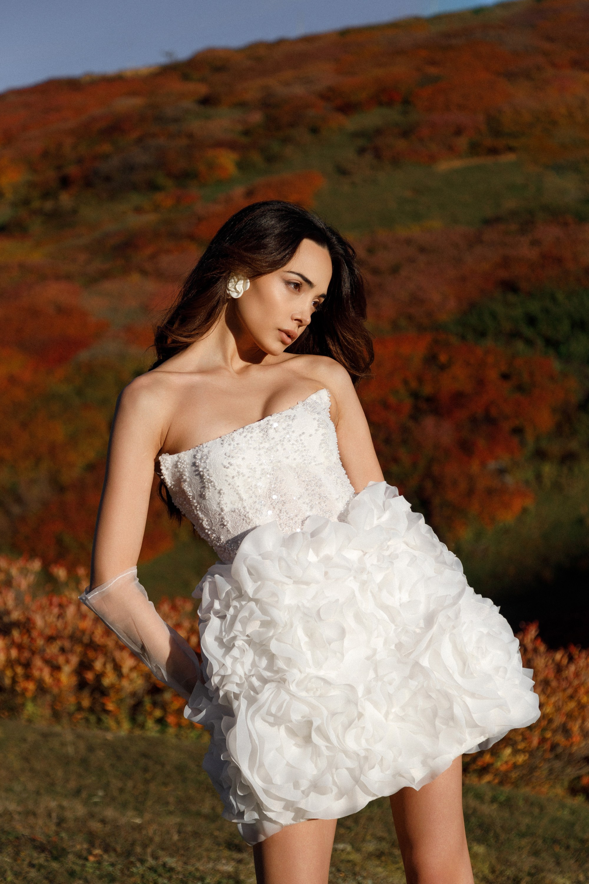 Свадьба в горах на закате