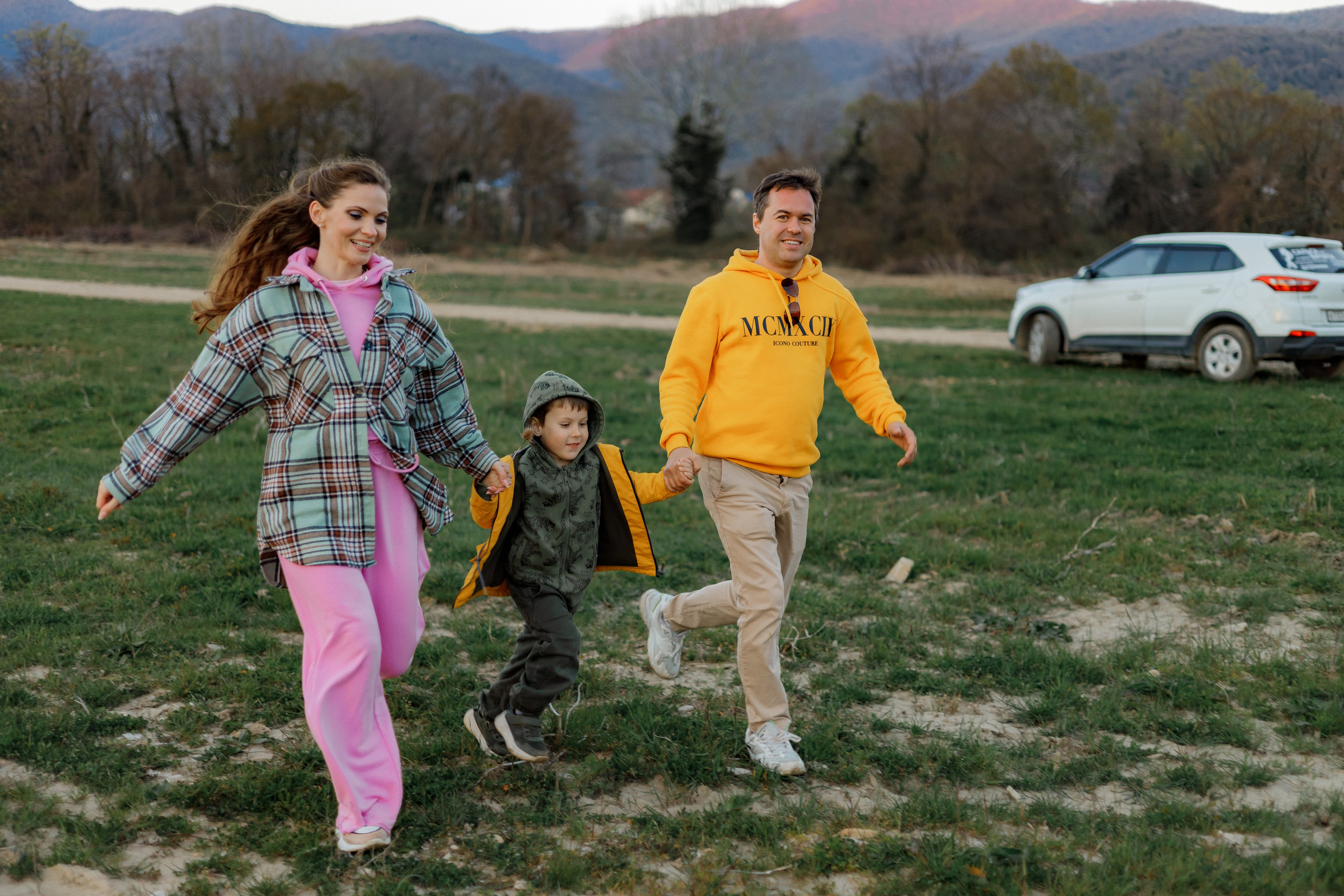 Закат в персиковом саду