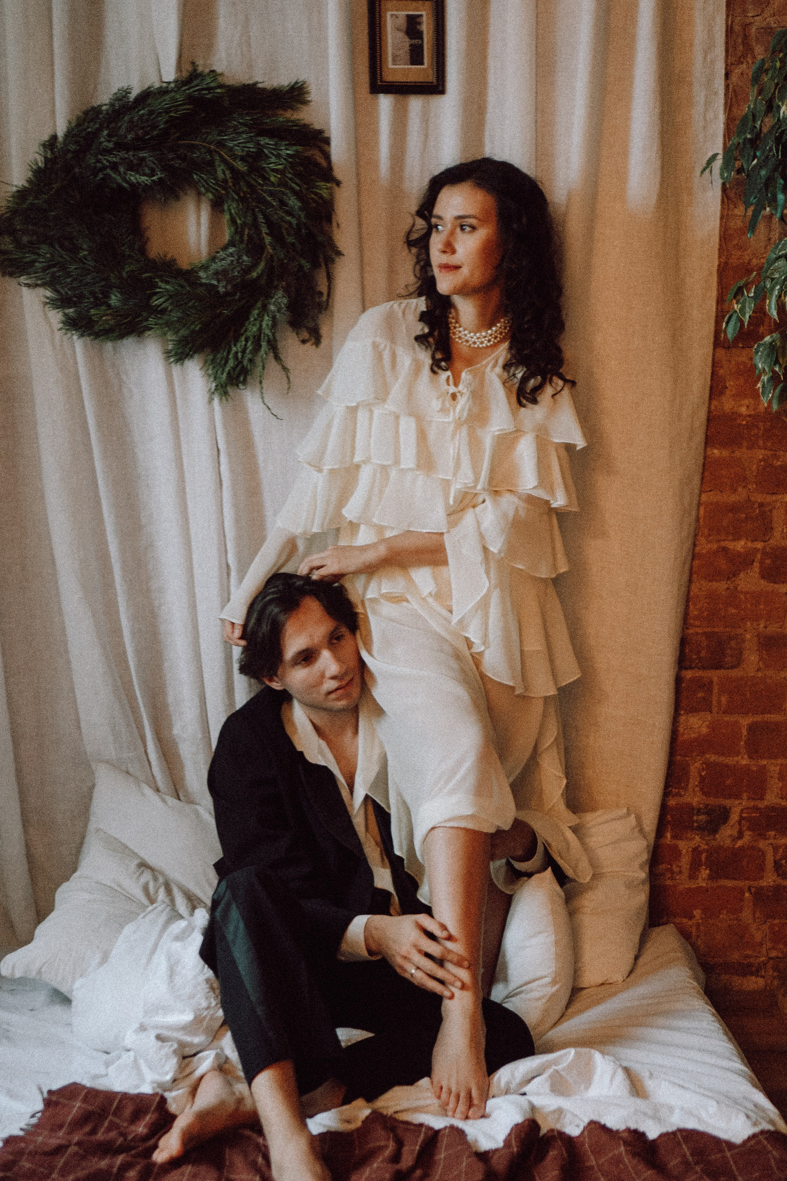 УТРО ЖЕНИХА И НЕВЕСТЫ В ФОТОСТУДИИ И ОСНОВНАЯ ФОТОСЕСИСИЯ ЗИМОЙ. Профессиональный фотограф, Санкт-Петербург — Виктория Богомолова