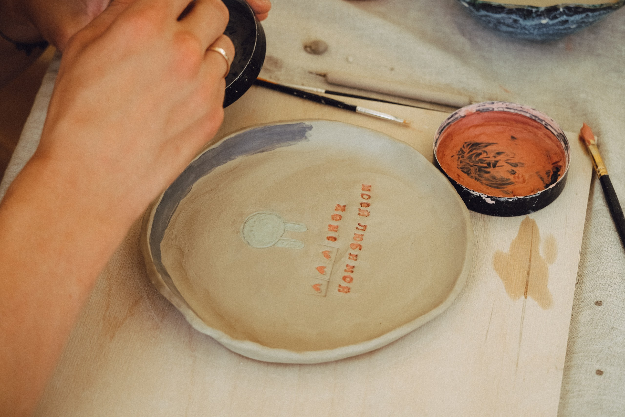 Любовь в студии лепки. Профессиональный фотограф, Санкт-Петербург — Виктория Богомолова