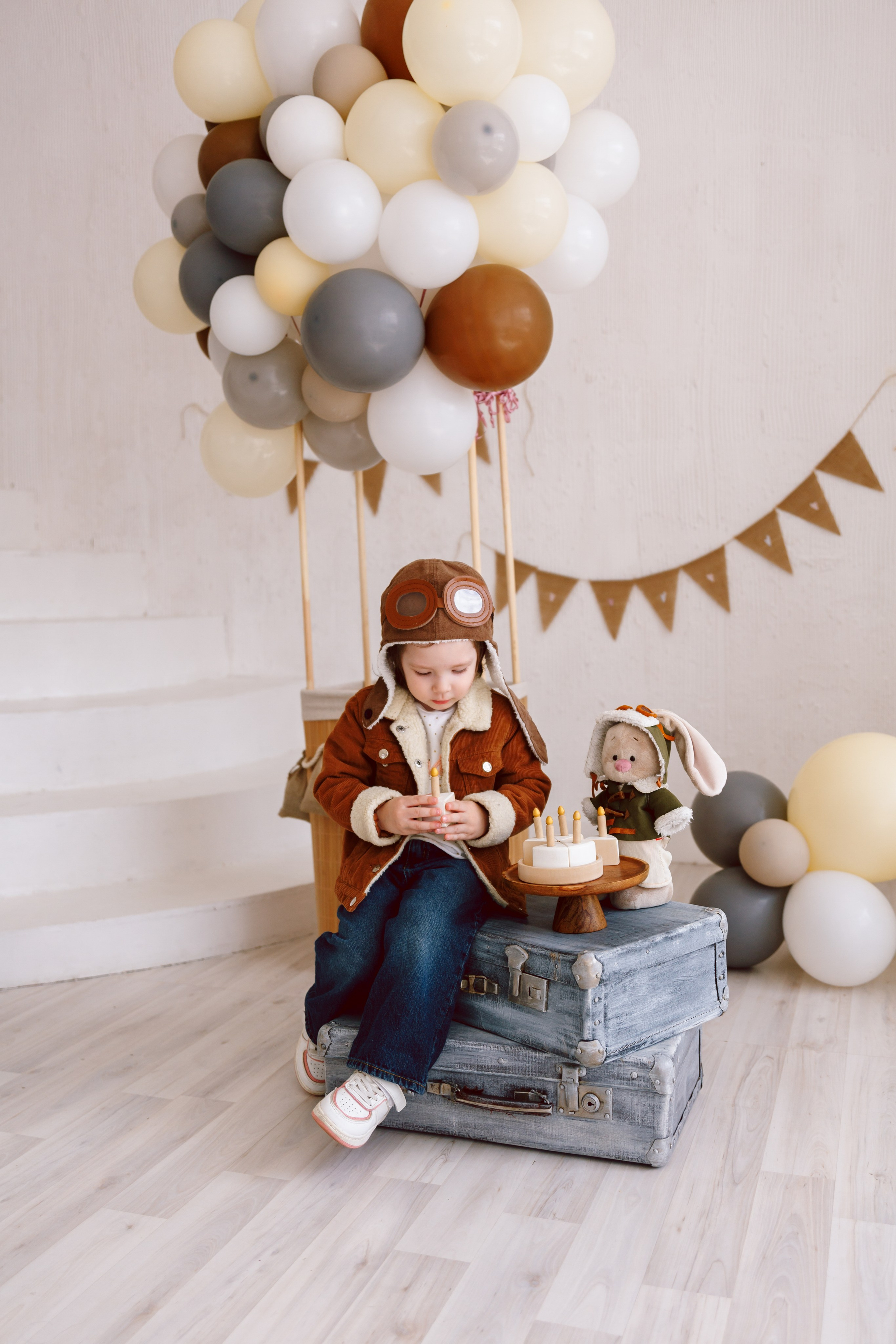 Фотодень «на воздушном шаре». Фотограф новорожденных Тверь Диана Муляева