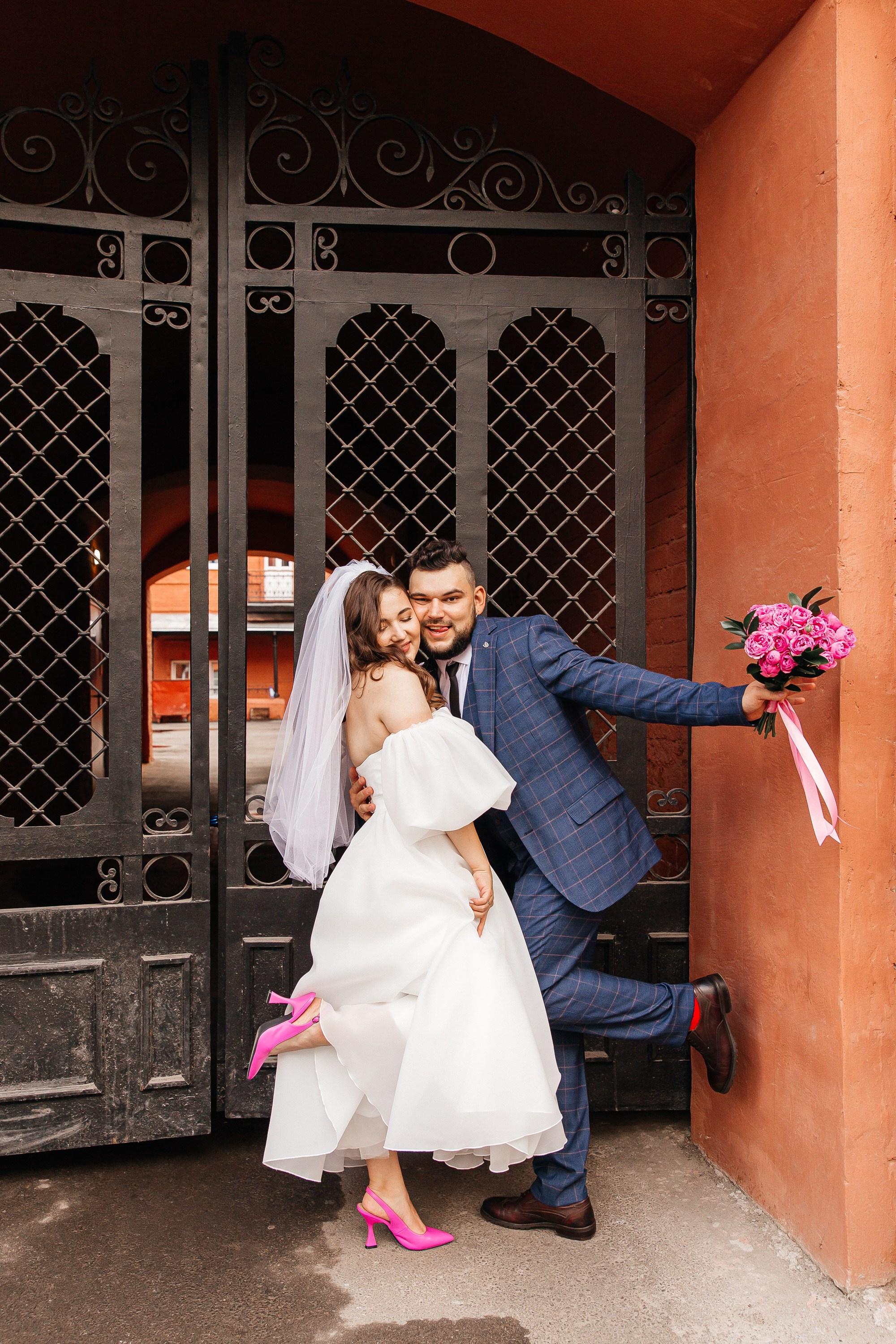Съемка свадьбы в историческом центре города