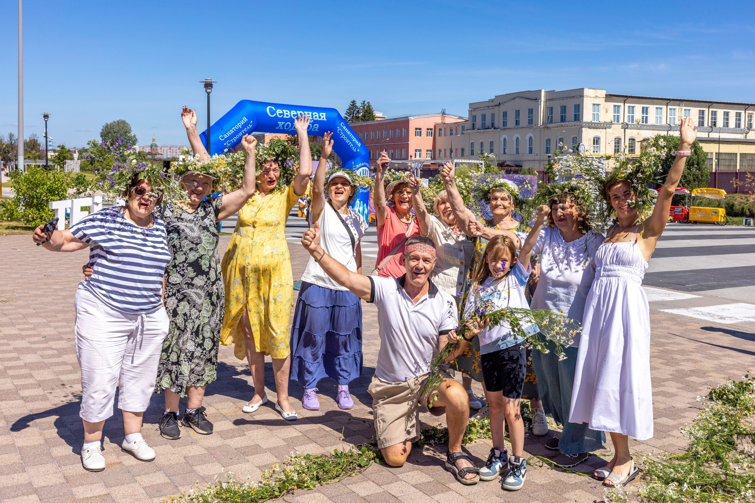 Фестиваль «Ромашковый хоровод». Северная ходьба. Фотограф в Туле Крупский АнДРей. Фотостудия «КАДР71» в Туле