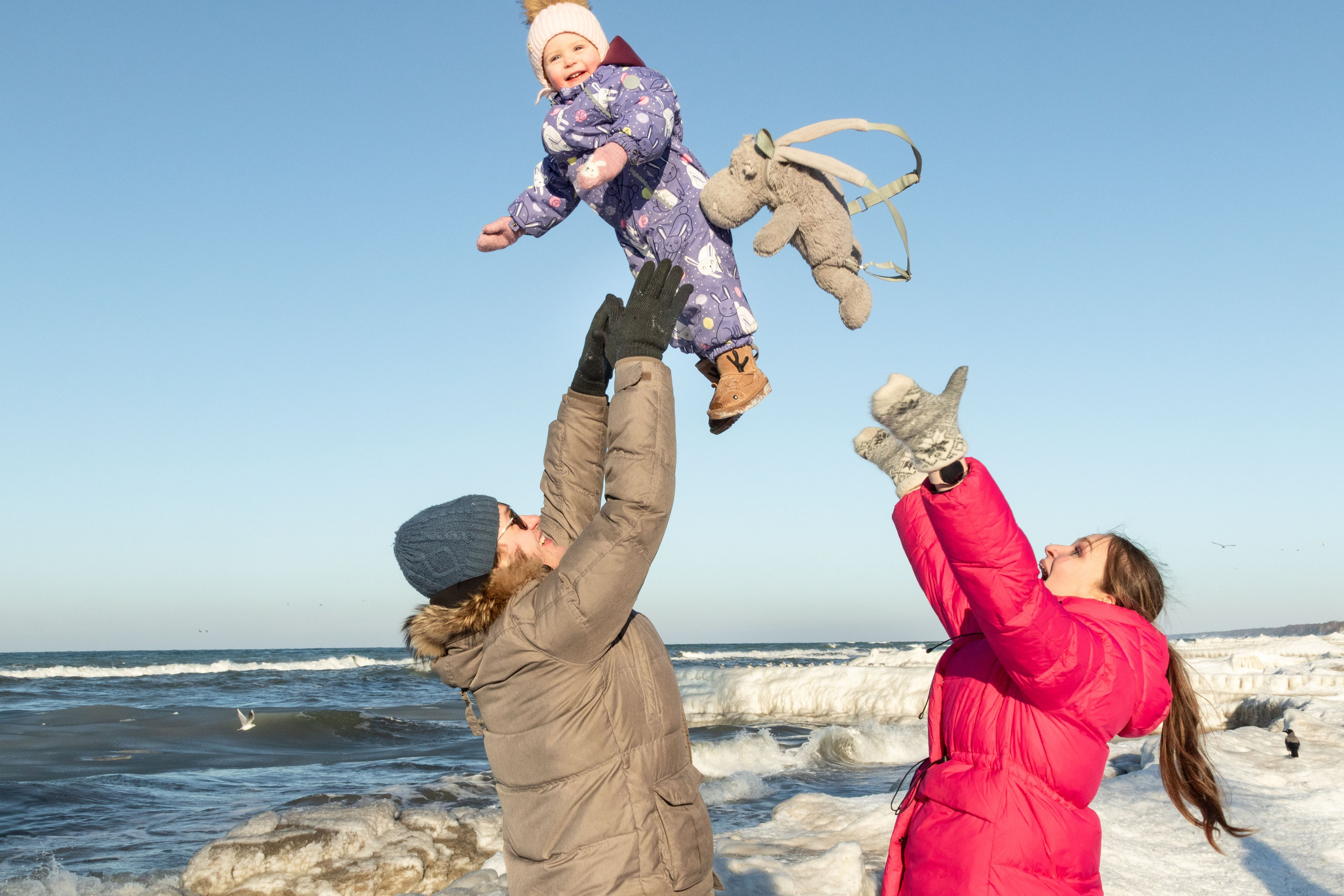 Такой снежный Зеленоградск. Fotografin in Zelenogradsk Liana Sopina
