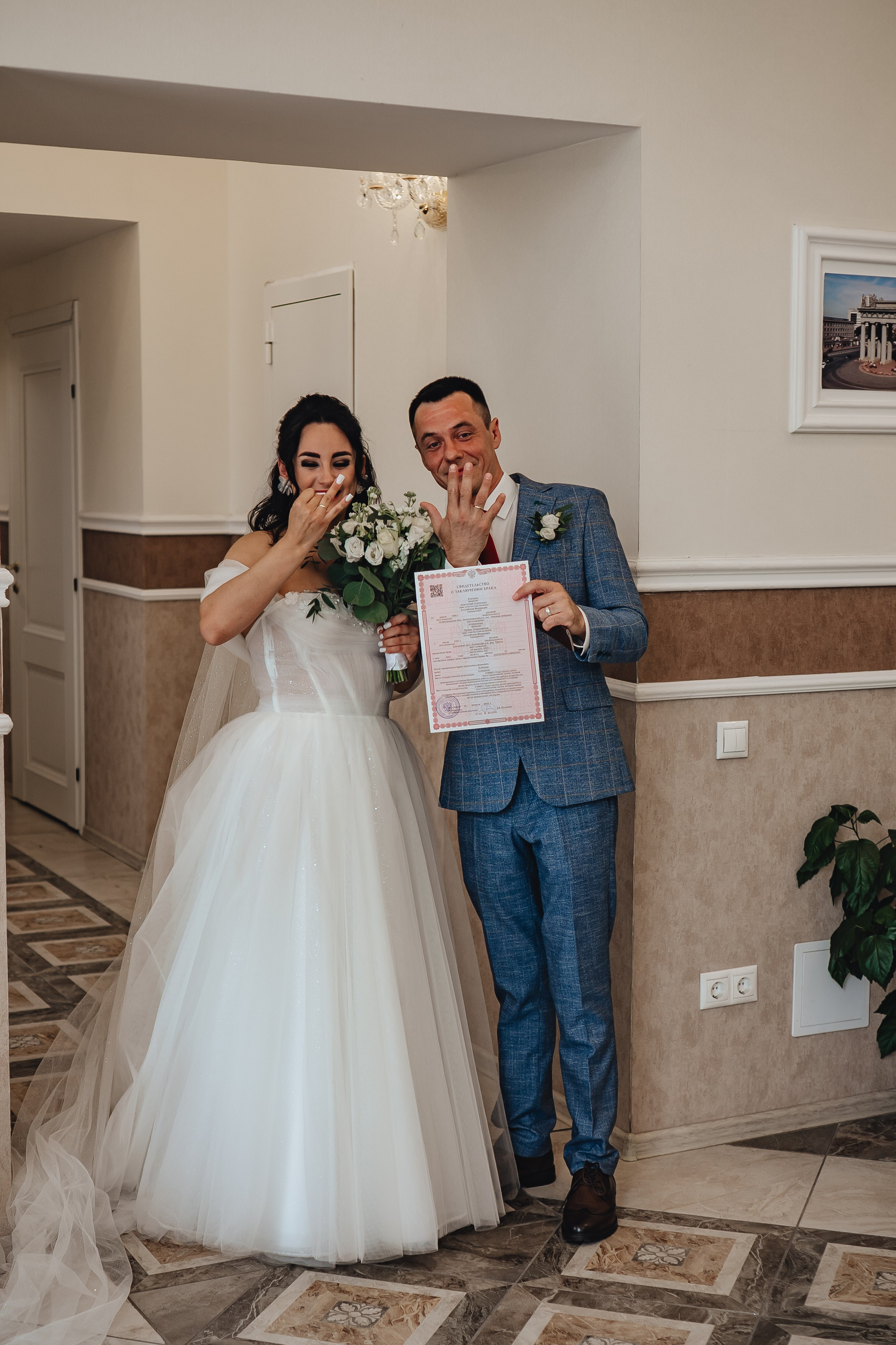 СВАДЕБНАЯ СЬЕМКА В ЗАГСЕ НА МОСКОВСКОМ ПРОСПЕКТЕ. Профессиональный фотограф, Санкт-Петербург — Виктория Богомолова