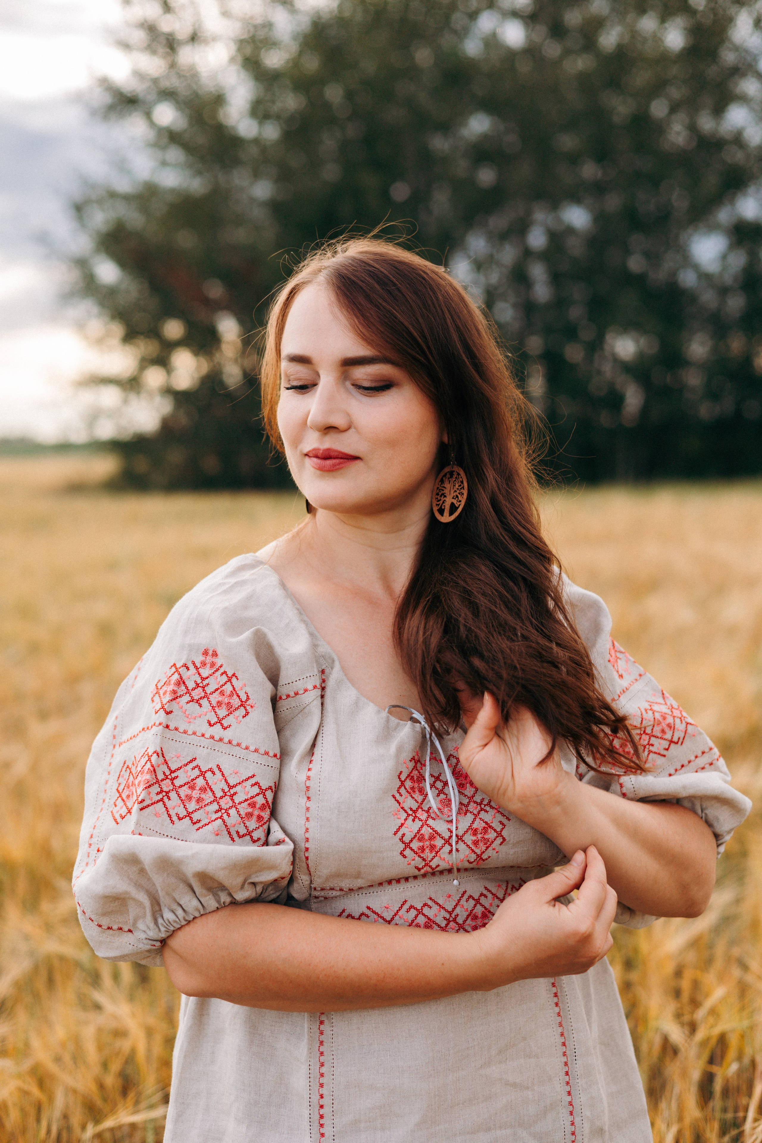 Оксана в пшеничном поле. Ваш фотограф