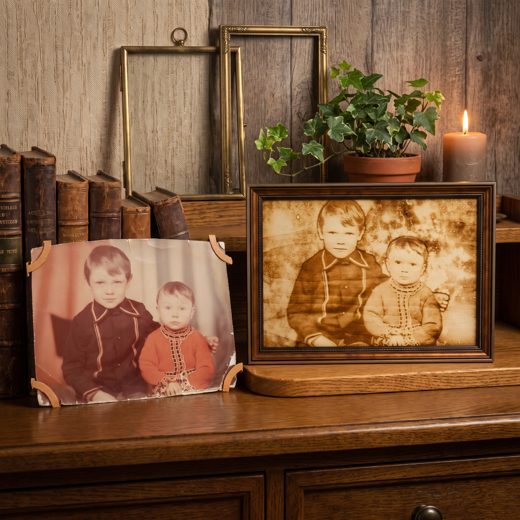 Портреты. Выжигания картин и портретов по фото