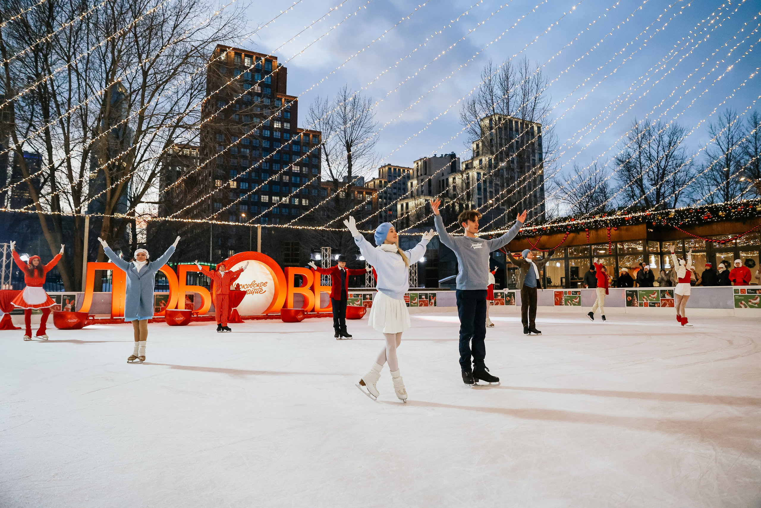 Ледовое шоу Сити каток Московское Чаепитие. Фотограф и видеограф Анна Домашенко